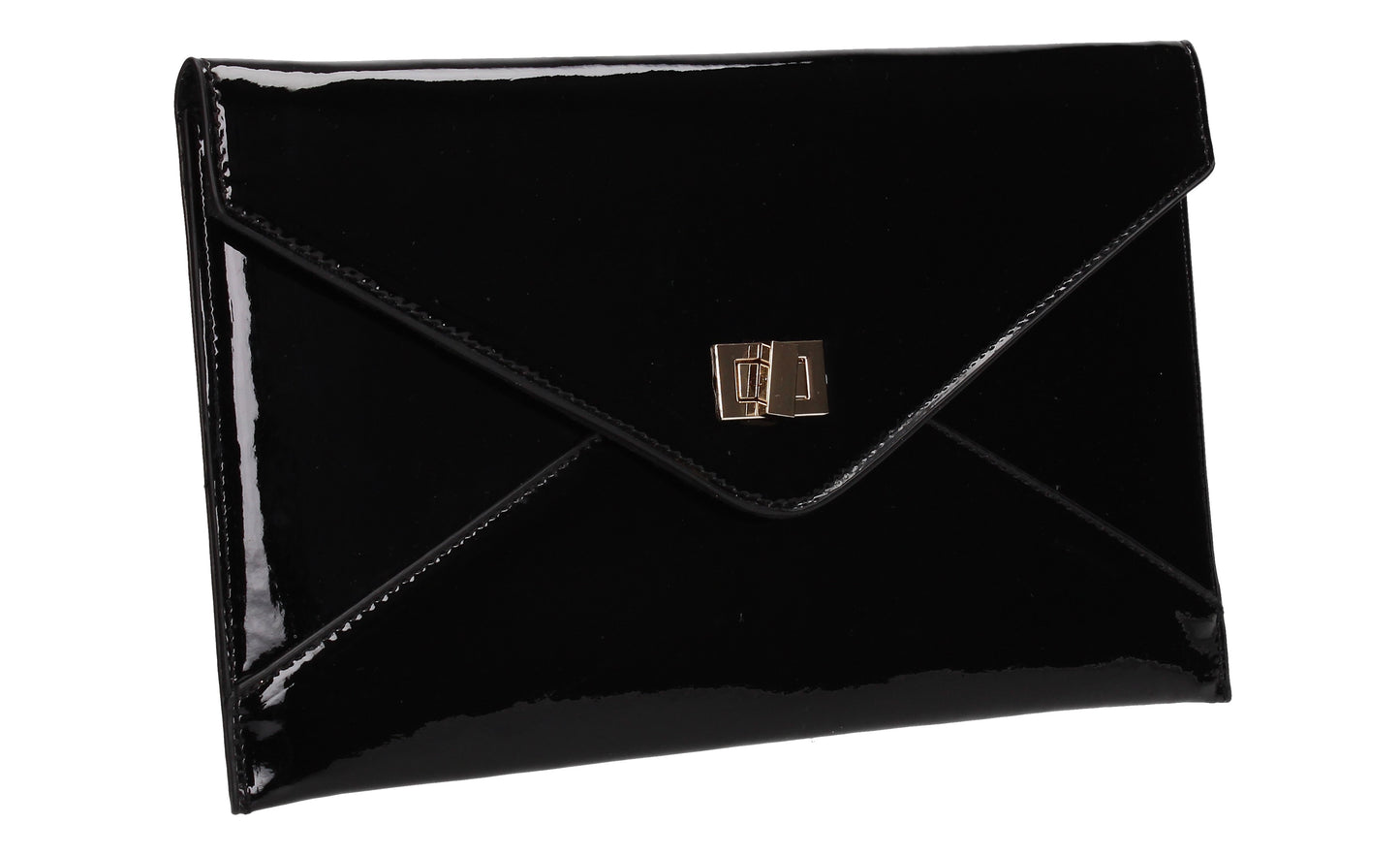 SWANKYSWANS Sarah Envelope Clutch Bag Black Cute Cheap Clutch Bag For Weddings School and Work