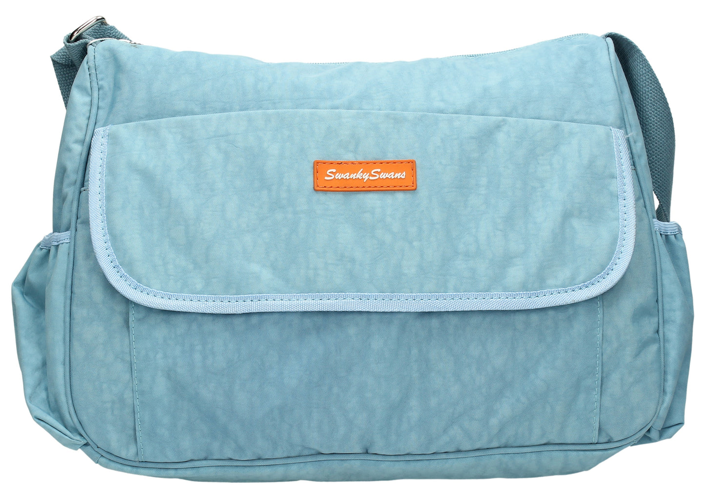 Joseph and Mary Baby Changing Satchel - Light Blue-Baby Changing-SWANKYSWANS