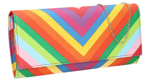 SWANKYSWANS Margot Clutch Bag Multicolour Cute Cheap Clutch Bag For Weddings School and Work