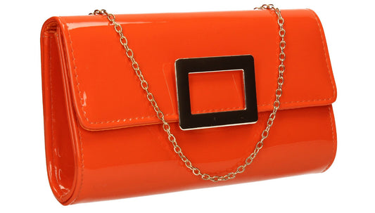SWANKYSWANS Panama Clutch Bag Orange Cute Cheap Clutch Bag For Weddings School and Work