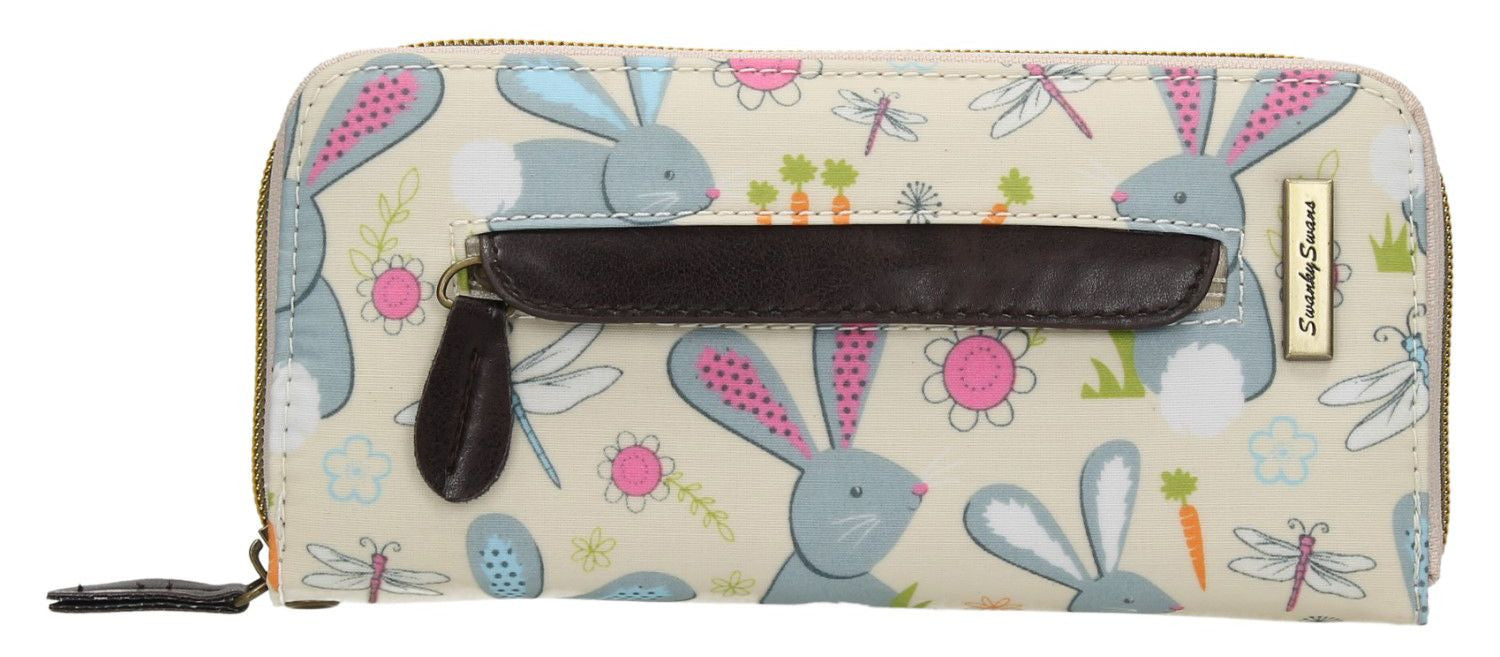Swanky Swank Romeo Rabbit Front Zipper Detail PurseCheap Cute School Wallets Purses Bags Animal