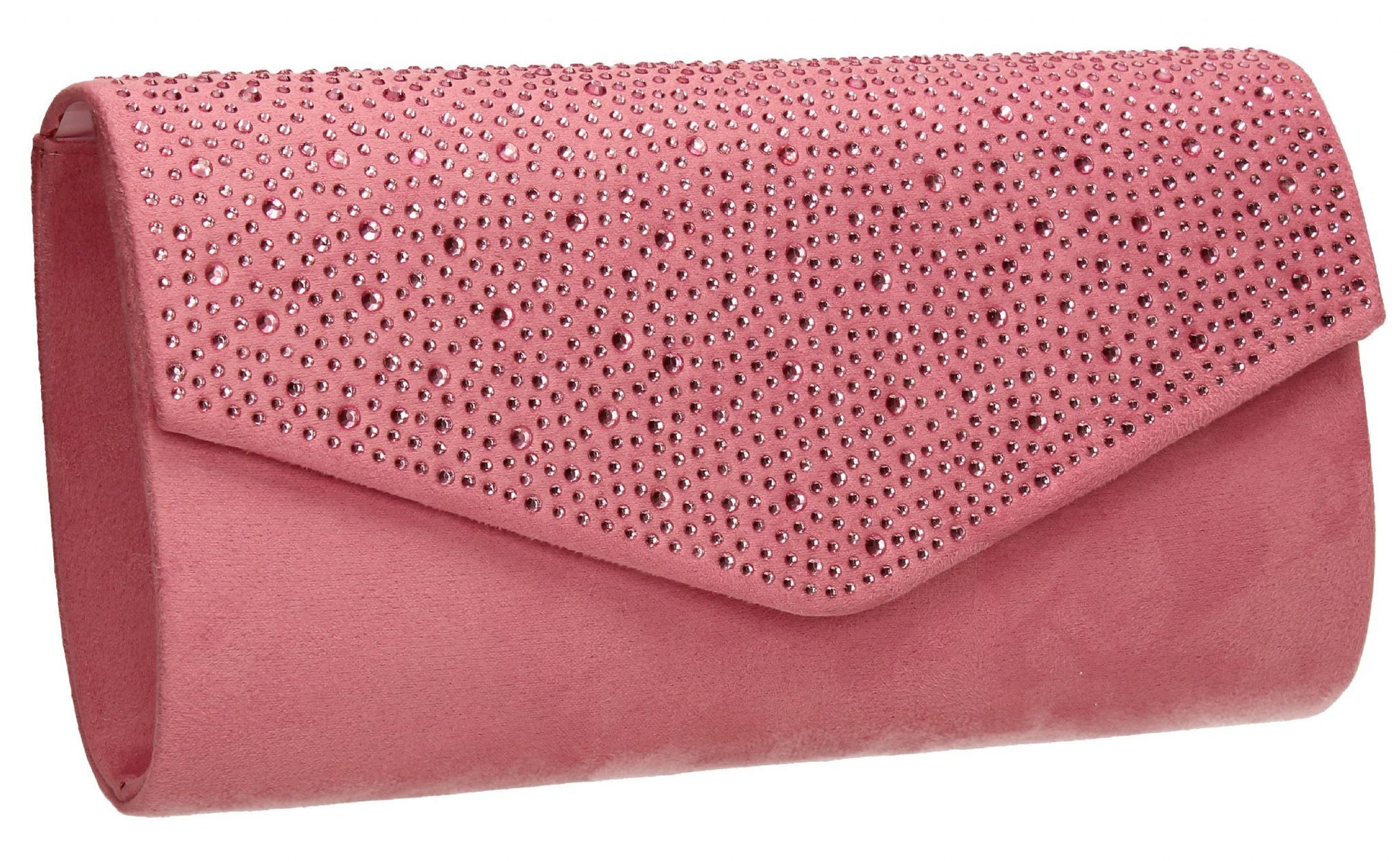 SWANKYSWANS Sandra Clutch Bag Pink Cute Cheap Clutch Bag For Weddings School and Work
