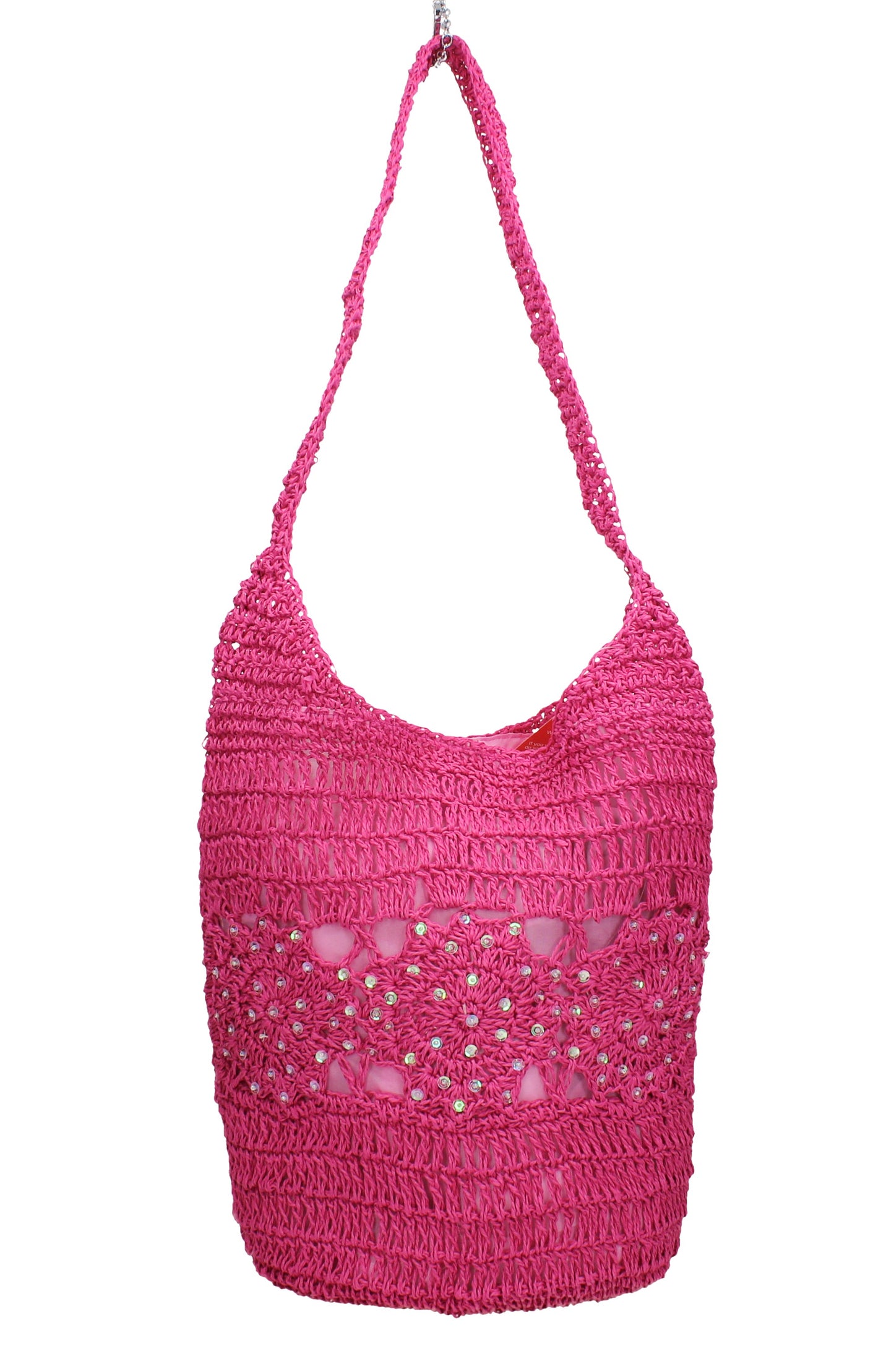 Swanky Swans Soft Bucket Style Pink Beach Tote Bag Summer HandbagPerfect for School, Weddings, Day out!