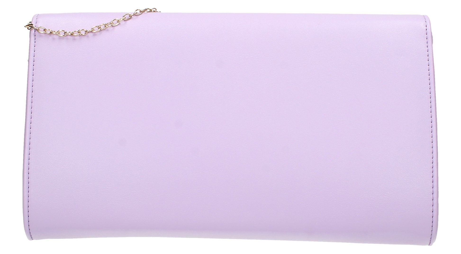 SWANKYSWANS Laura Bow Clutch Bag Lilac Cute Cheap Clutch Bag For Weddings School and Work