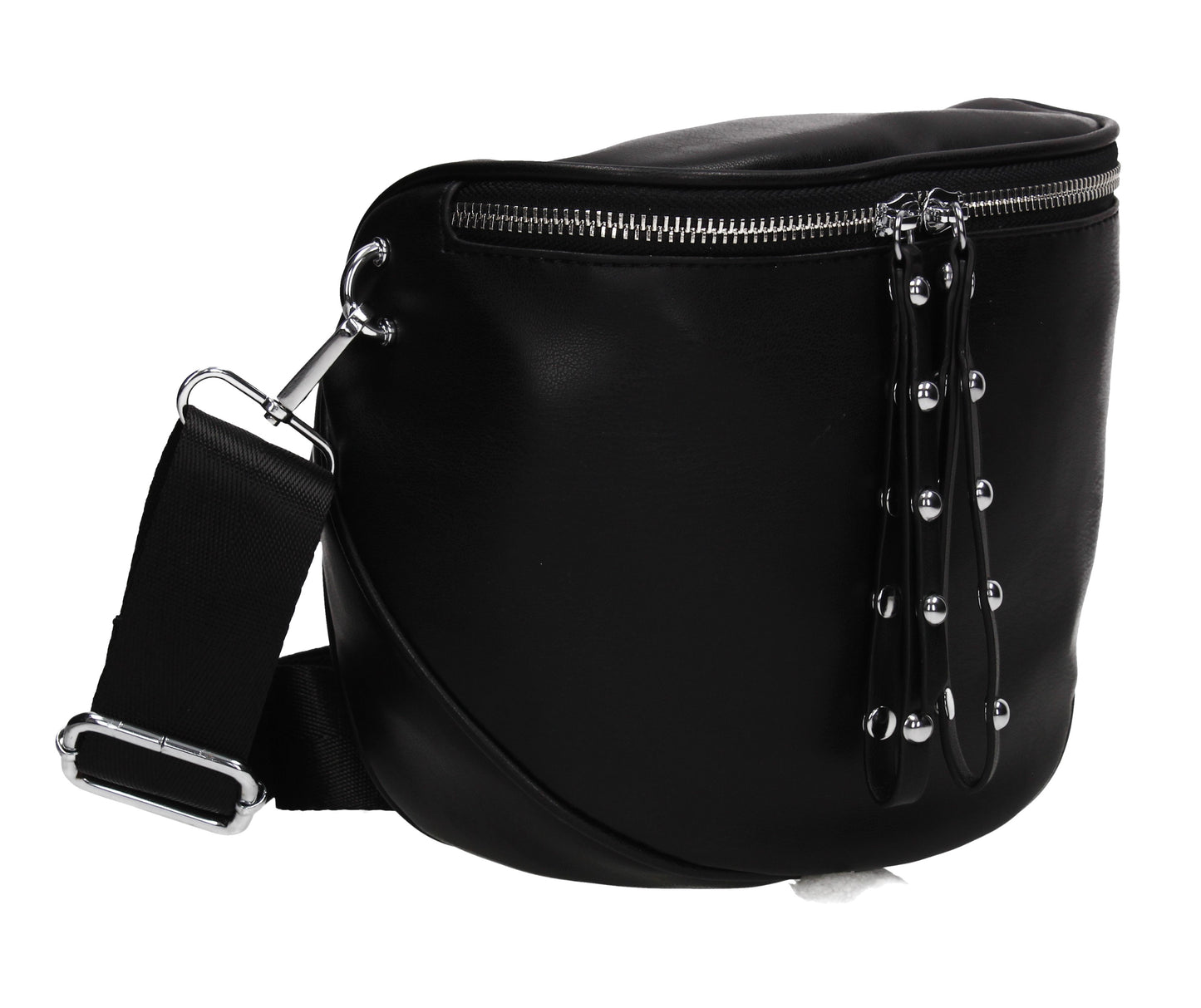 Terri Camera Bag Faux Leather Crossbody Black