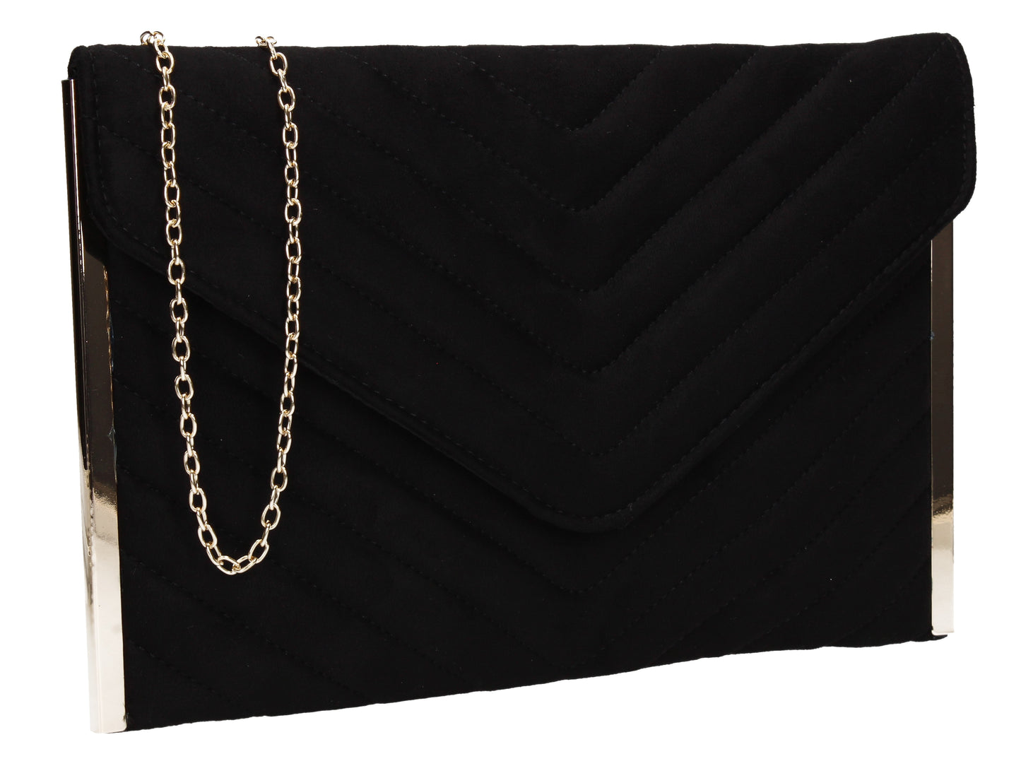 SWANKYSWANS Tessa Clutch Bag Black Cute Cheap Clutch Bag For Weddings School and Work