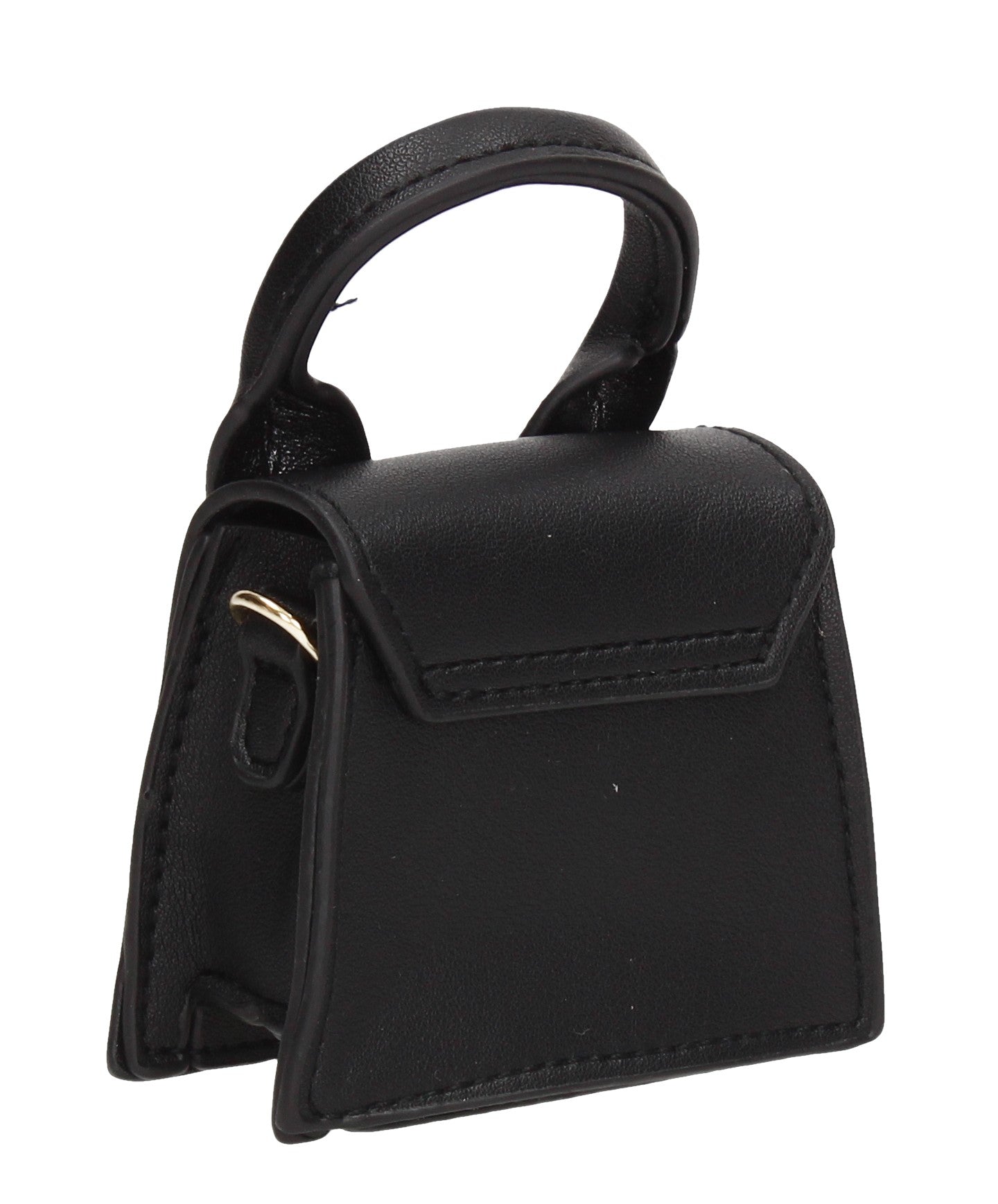 Brooklyn Faux Leather Croc Micro Grab Crossbody Clutch Bag Black