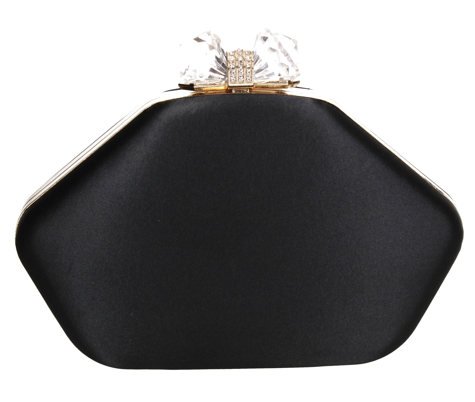 SWANKYSWANS Karie Clutch Bag Black Cute Cheap Clutch Bag For Weddings School and Work
