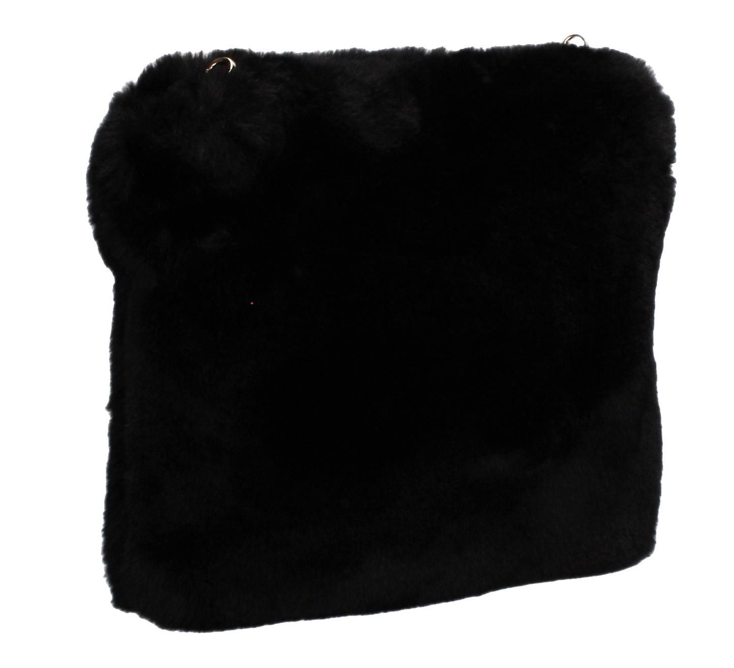 SWANKYSWANS Skye Faux Fur Large Cross body Bag Black