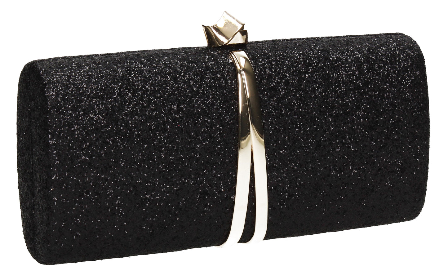 SWANKYSWANS Daisy Clutch Bag Black Cute Cheap Clutch Bag For Weddings School and Work