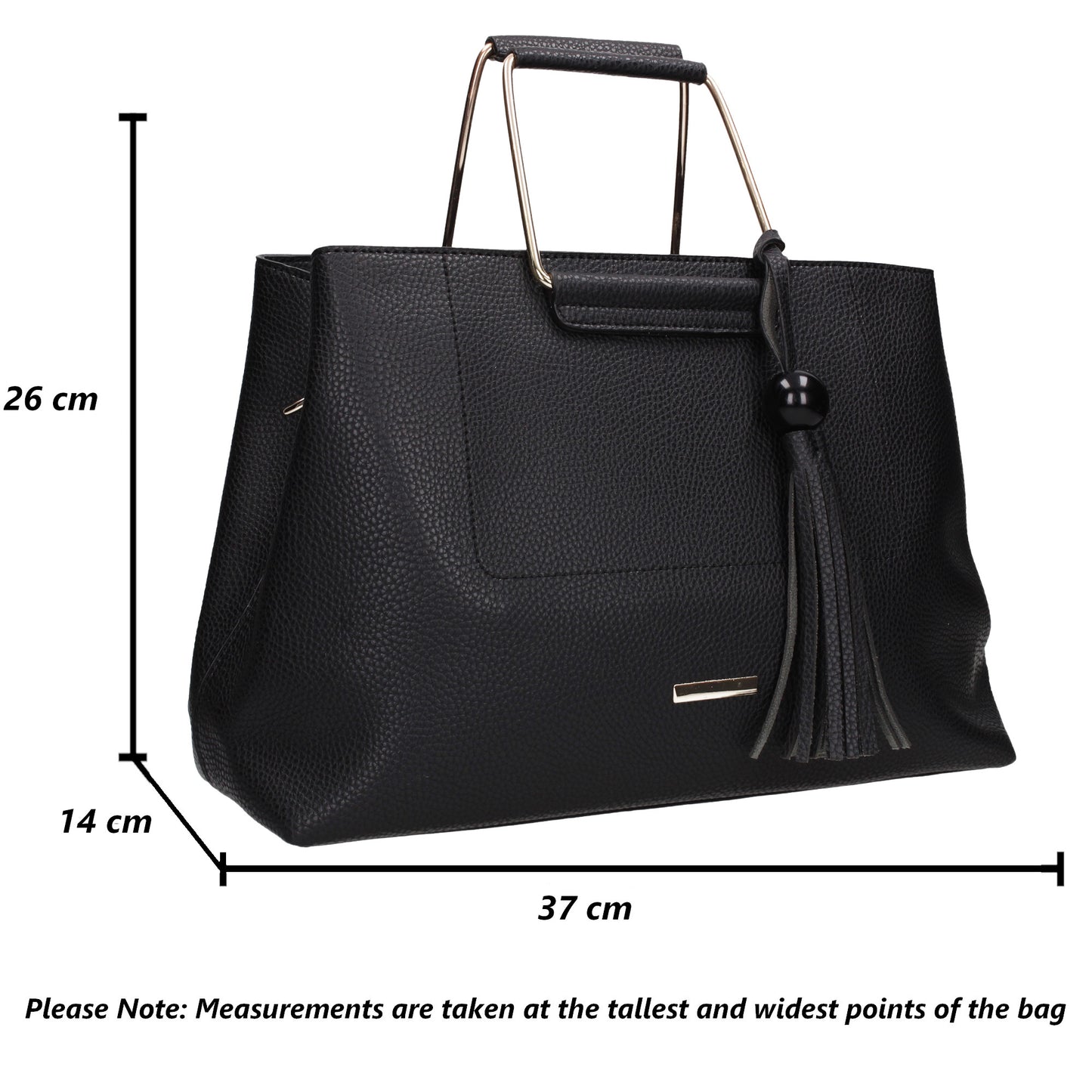 Buy your Amira Handbag Black Today! Buy with confidence from Swankyswans