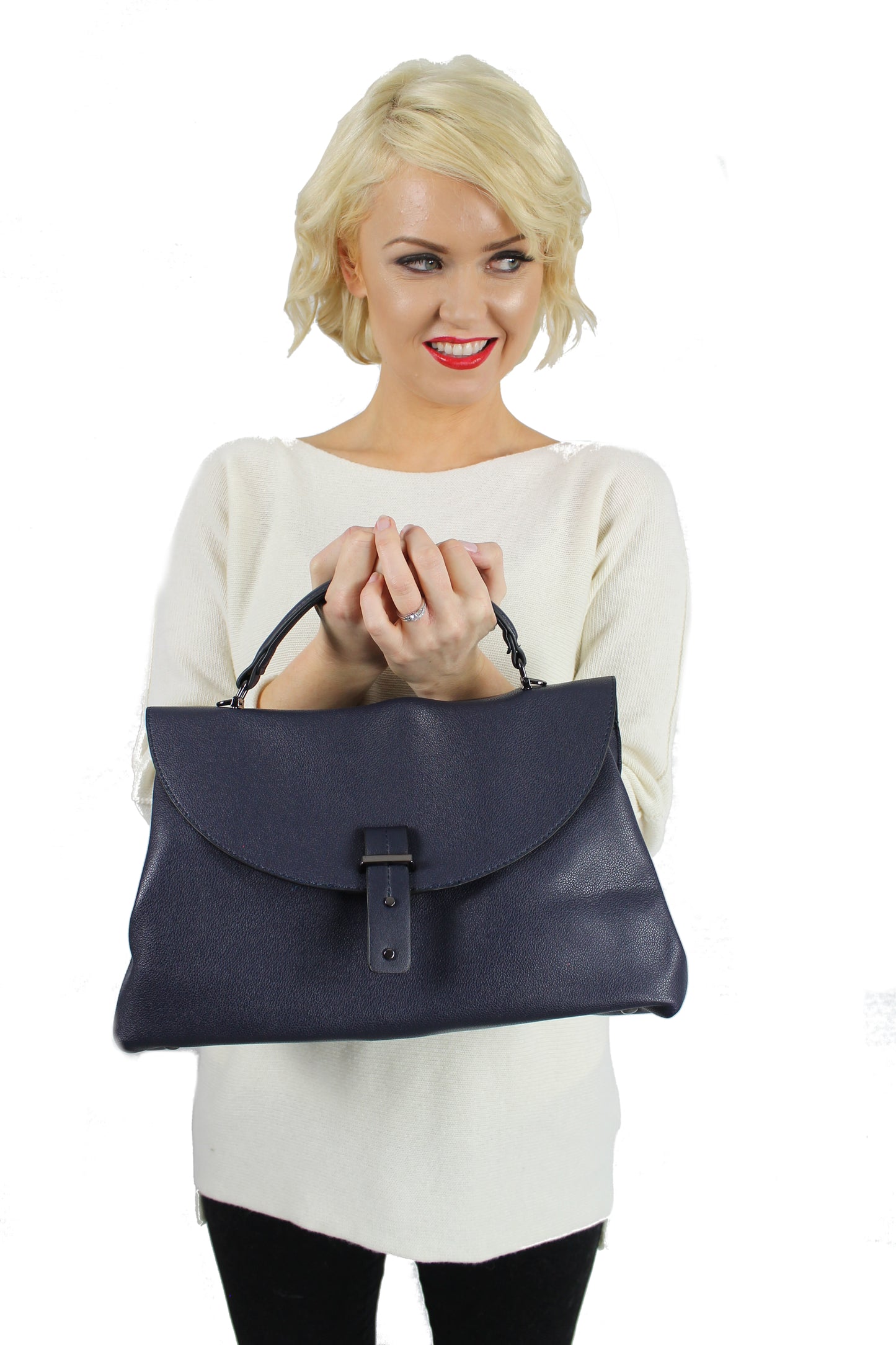 Bridget Classy Handbag Navy Blue