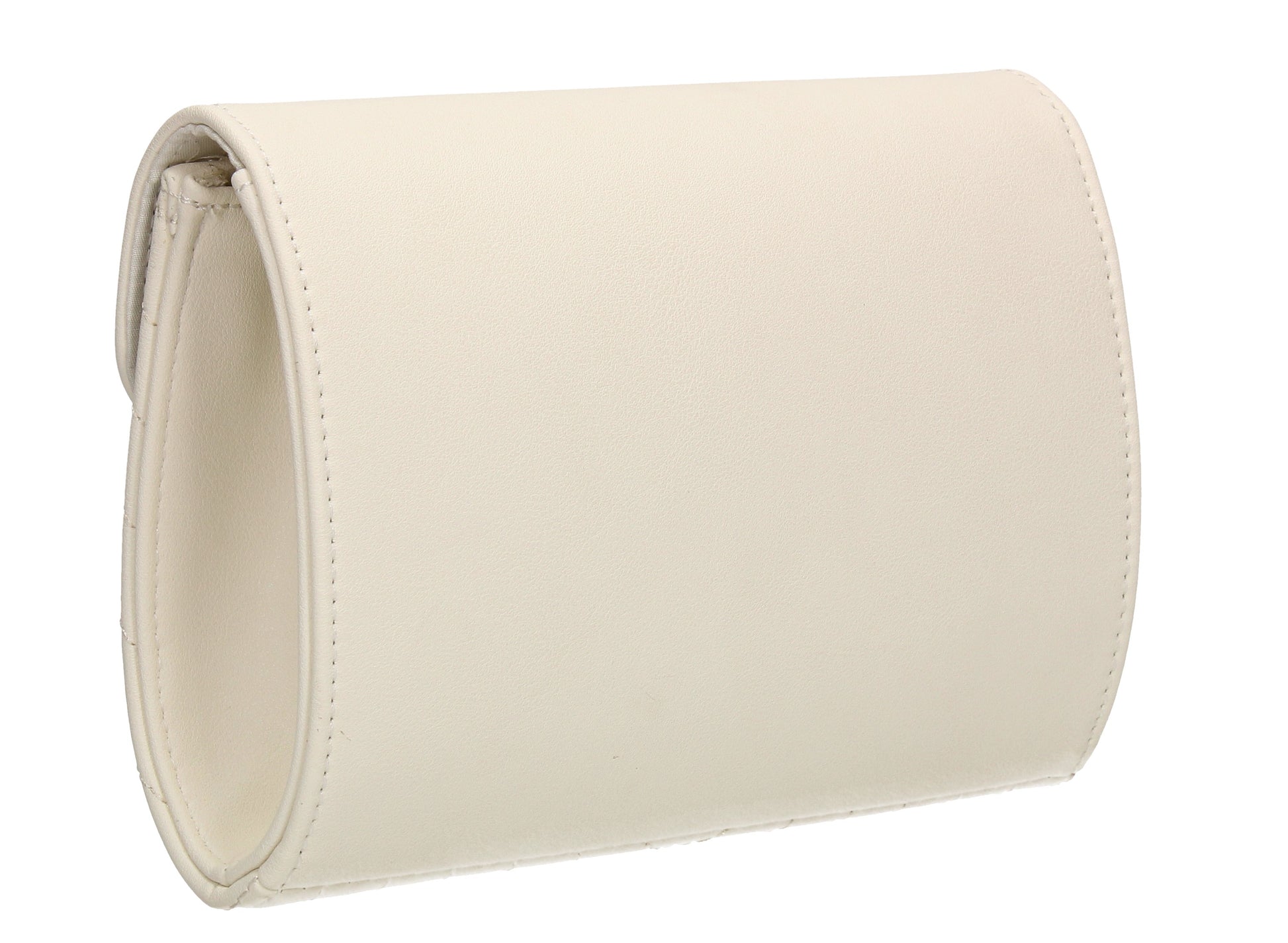 SWANKYSWANS Serafina Stud Clutch Bag Cream Cute Cheap Clutch Bag For Weddings School and Work