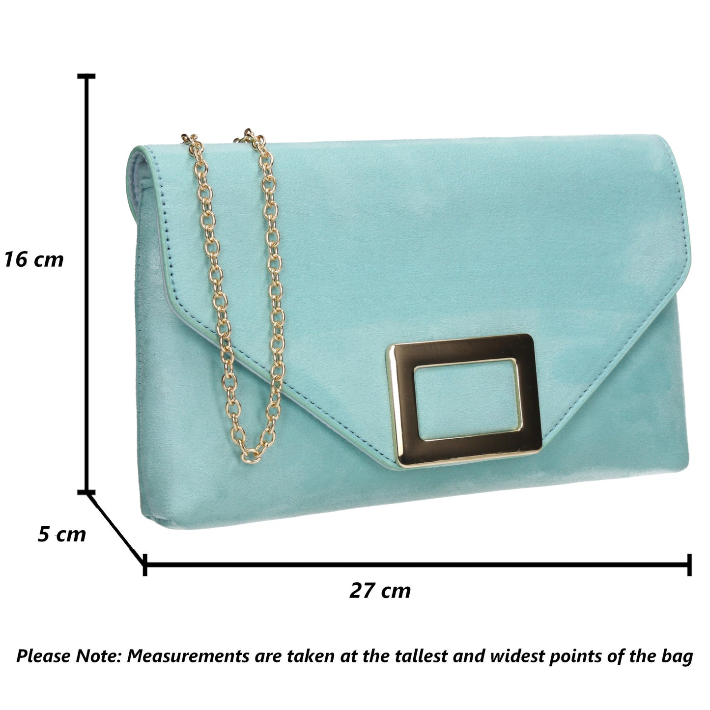 SWANKYSWANS Georgia Clutch Bag Mint Blue Cute Cheap Clutch Bag For Weddings School and Work