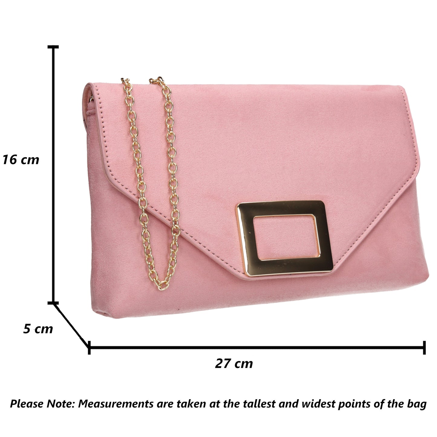 SWANKYSWANS Georgia Clutch Bag Pink Cute Cheap Clutch Bag For Weddings School and Work