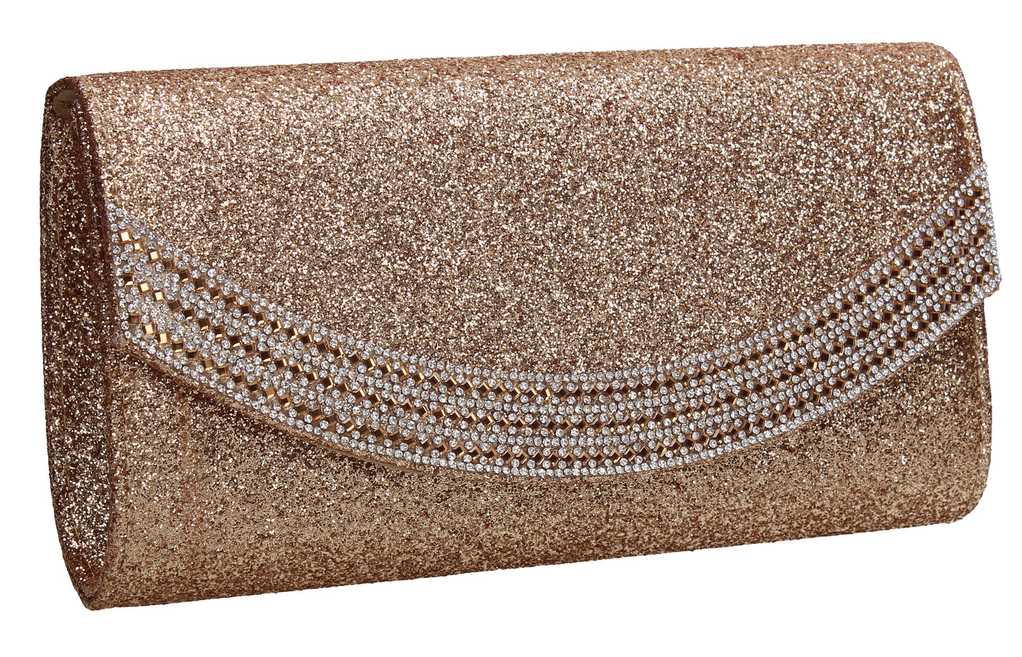 SWANKYSWANS Dakota Clutch Bag Gold Cute Cheap Clutch Bag For Weddings School and Work