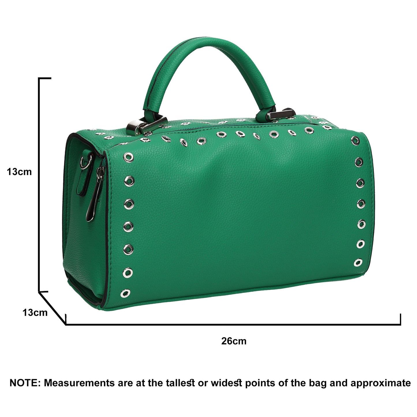 Buy your Anna Handbag Green Today! Buy with confidence from Swankyswans