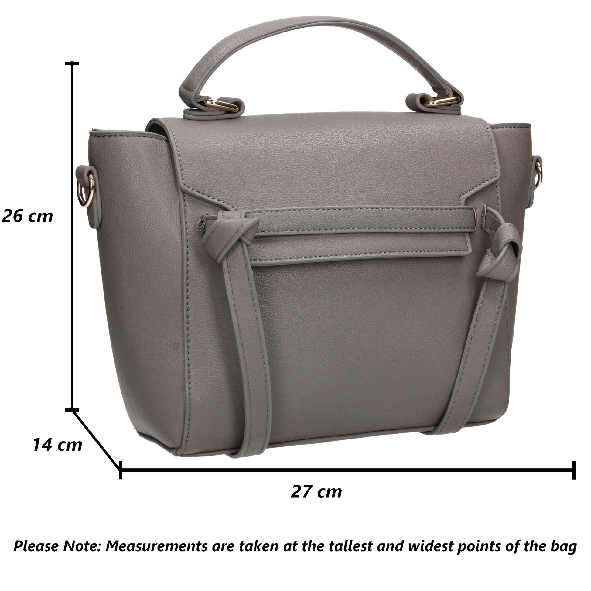 Buy your Juana Handbag Grey Today! Buy with confidence from Swankyswans