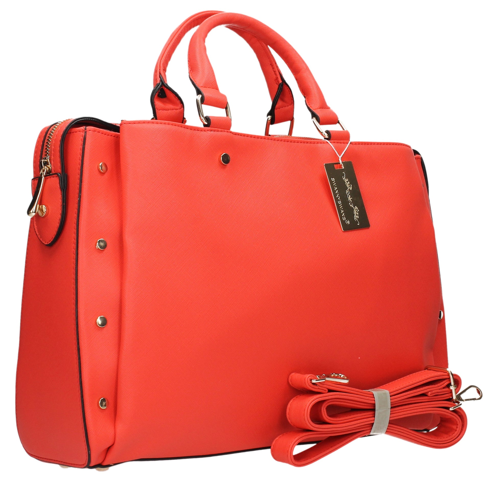 SWANKYSWANS Michelle PU Handbag Red