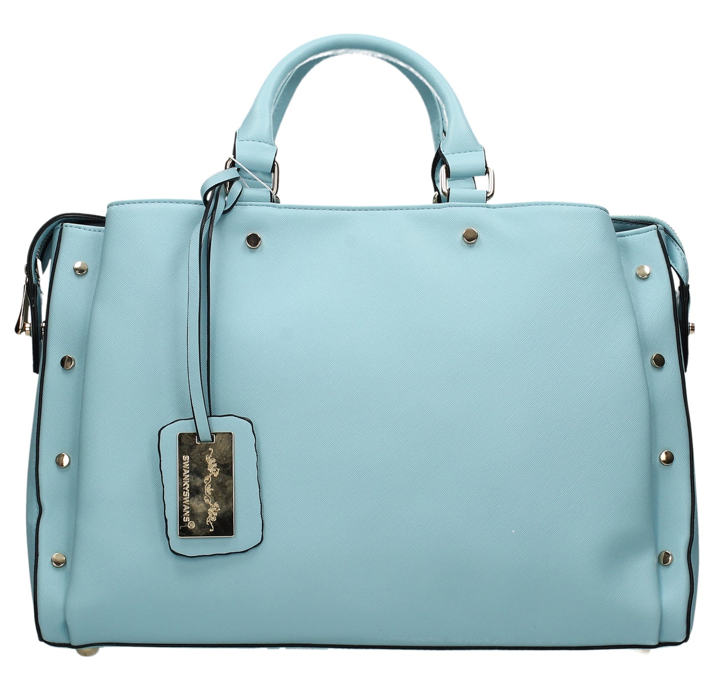 SWANKYSWANS Michelle PU Handbag Light Blue