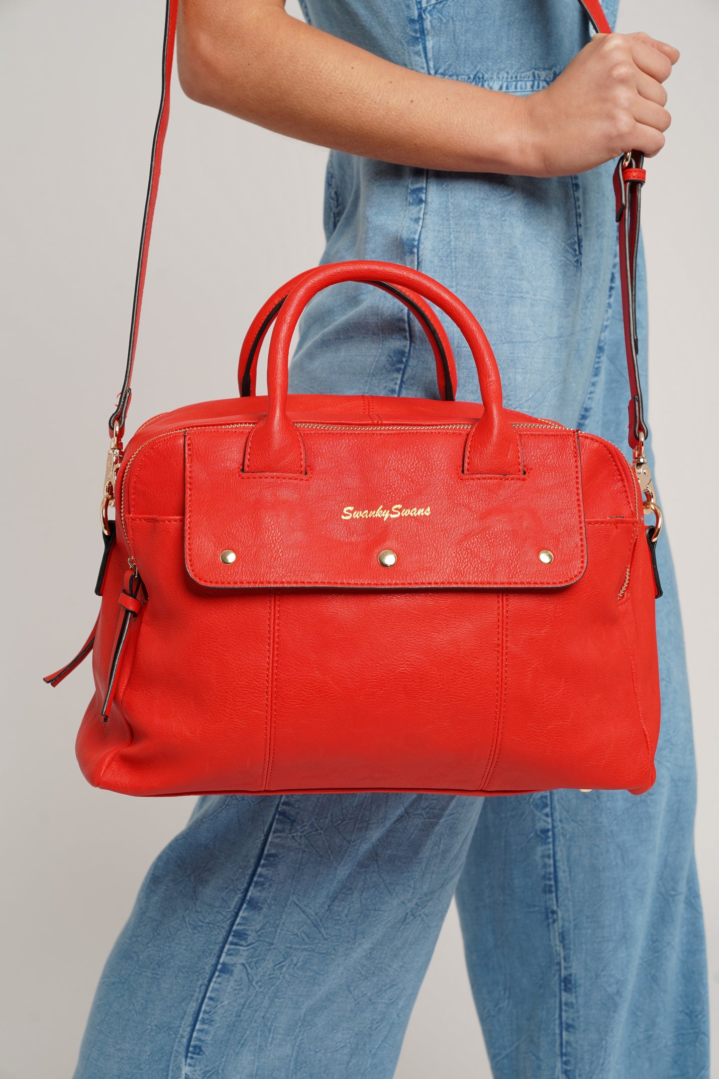 Carla Smart Work Handbag Red