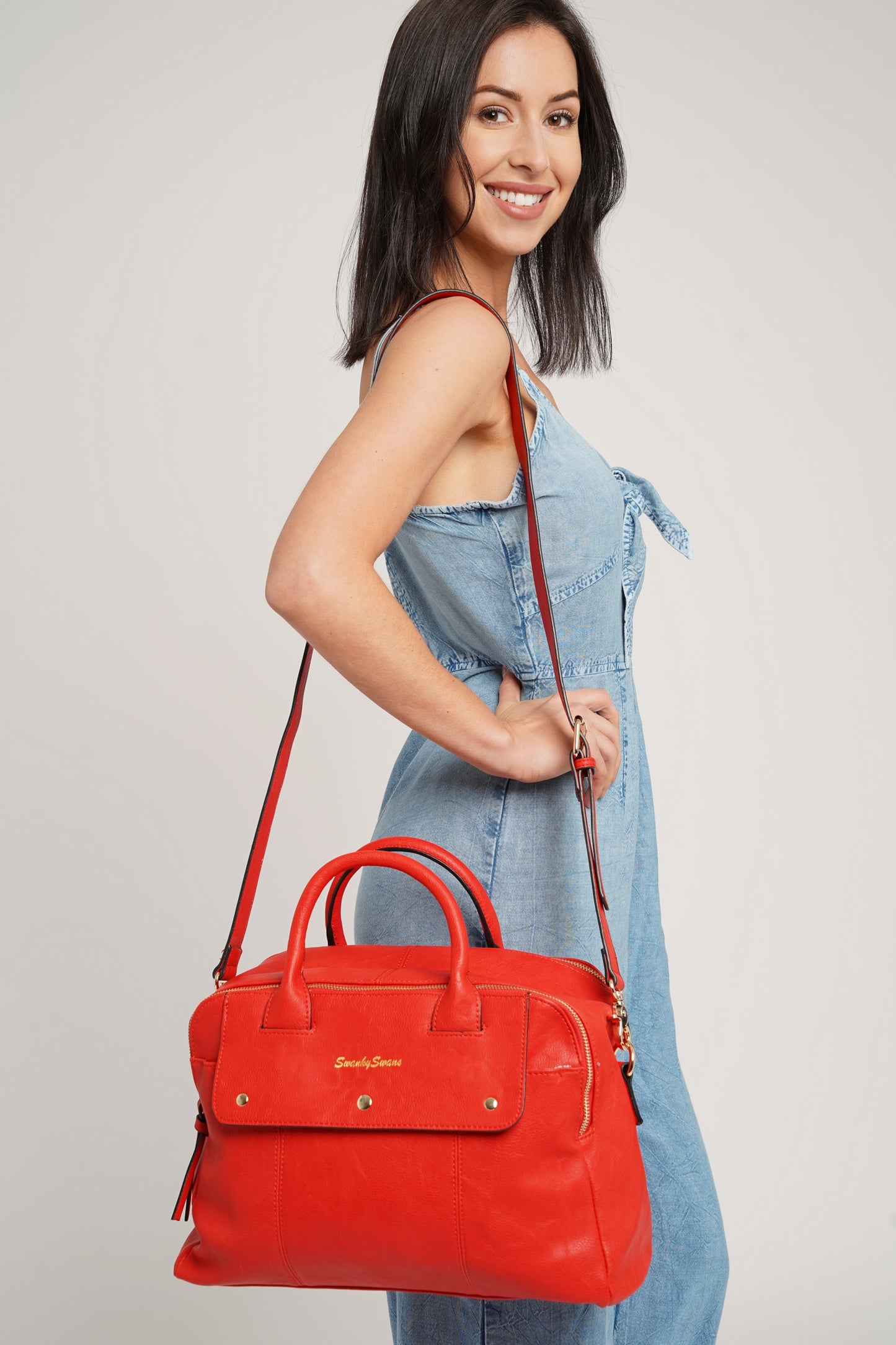 Carla Smart Work Handbag Red