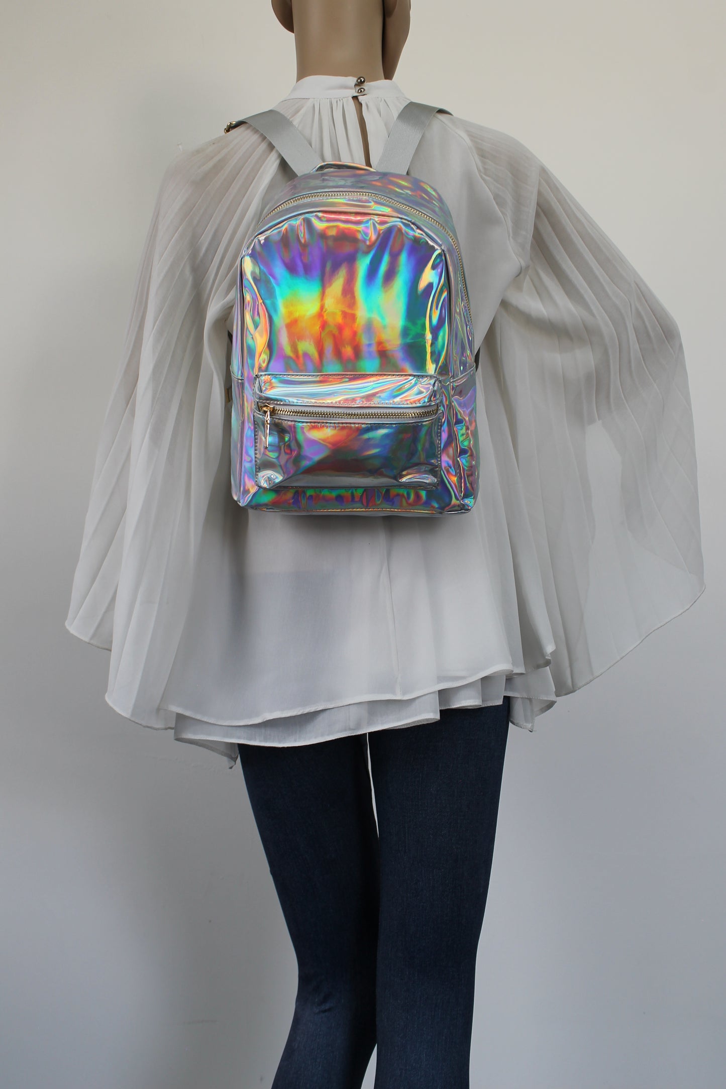 Swanky Swans Lara Backpack Hologram Perfect Backpack for school!