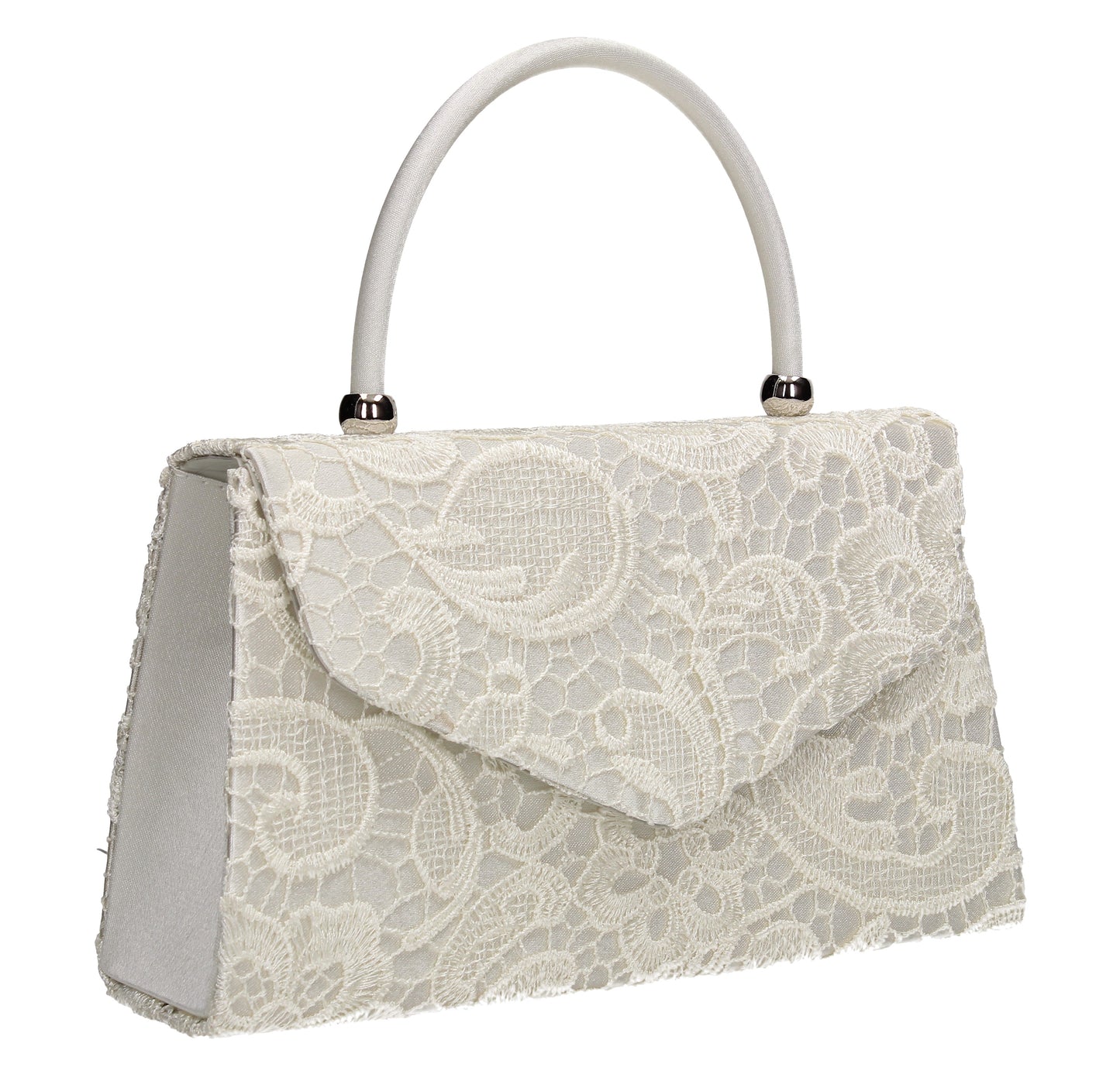 Kendall Lace Clutch Bag Ivory