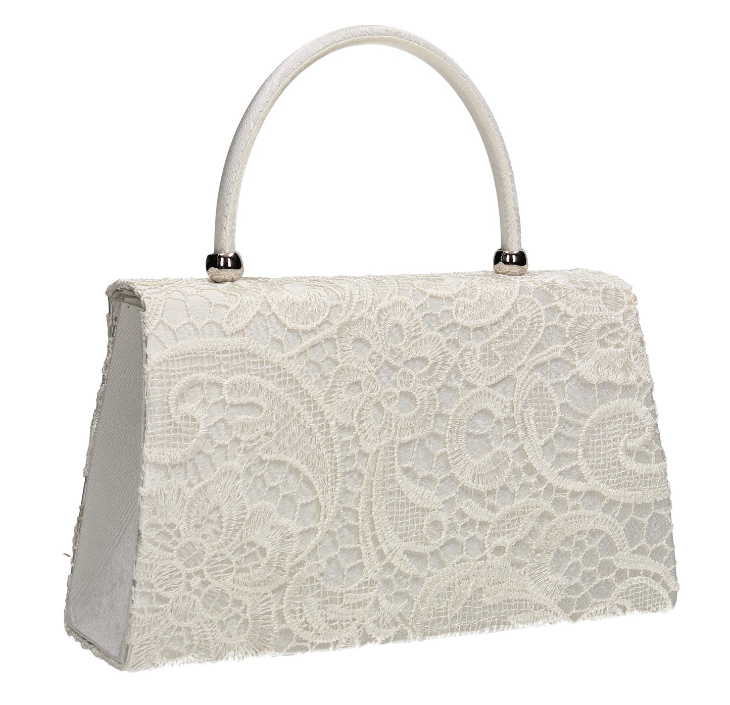 Kendall Lace Clutch Bag Ivory