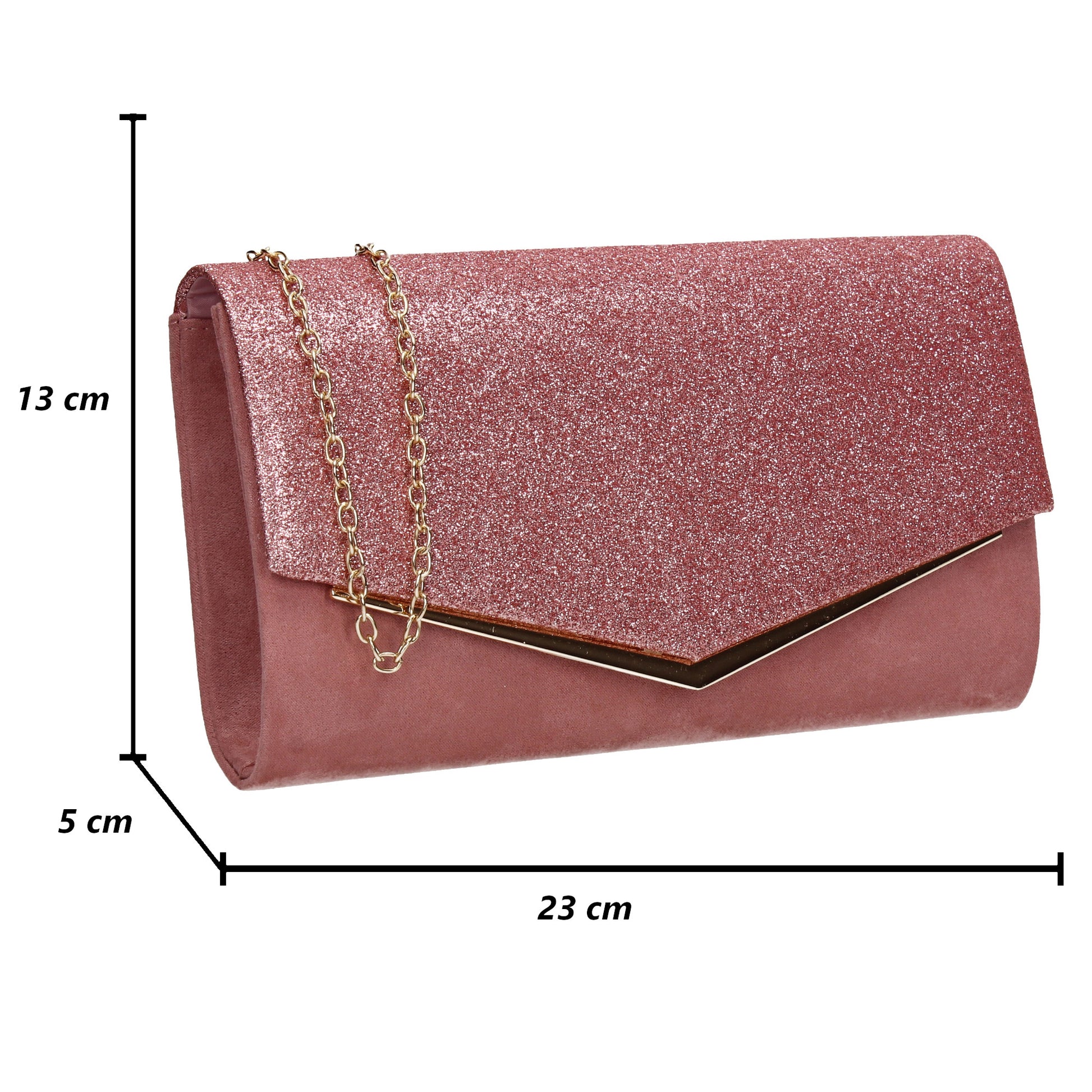 SWANKYSWANS Janey Clutch Bag Blush Cute Cheap Clutch Bag For Weddings School and Work
