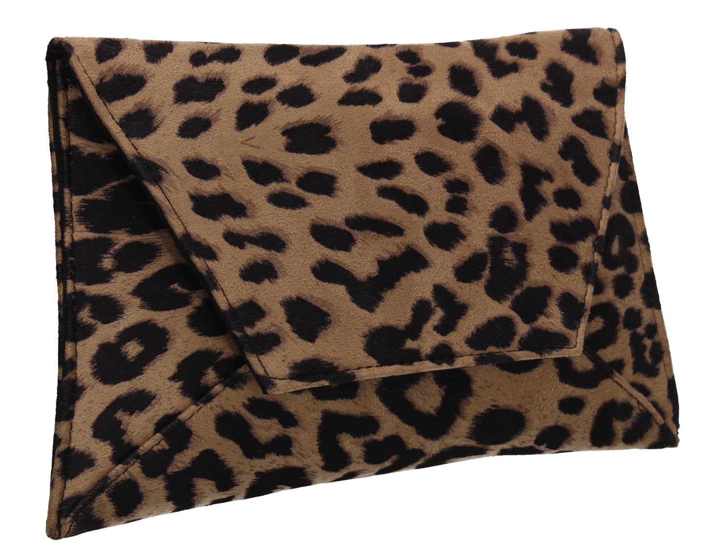 Dory Clutch Bag Light Leopard Brown
