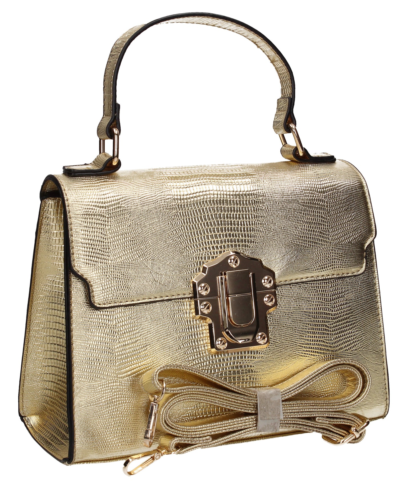Swanky Swans Charlotte Handbag GoldPerfect for School, Weddings, Day out!