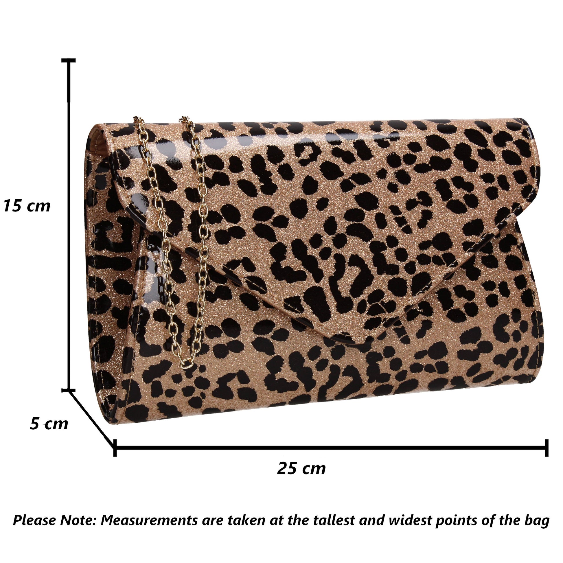 SWANKYSWANS Leoni Leopard Print Clutch Bag Leopard