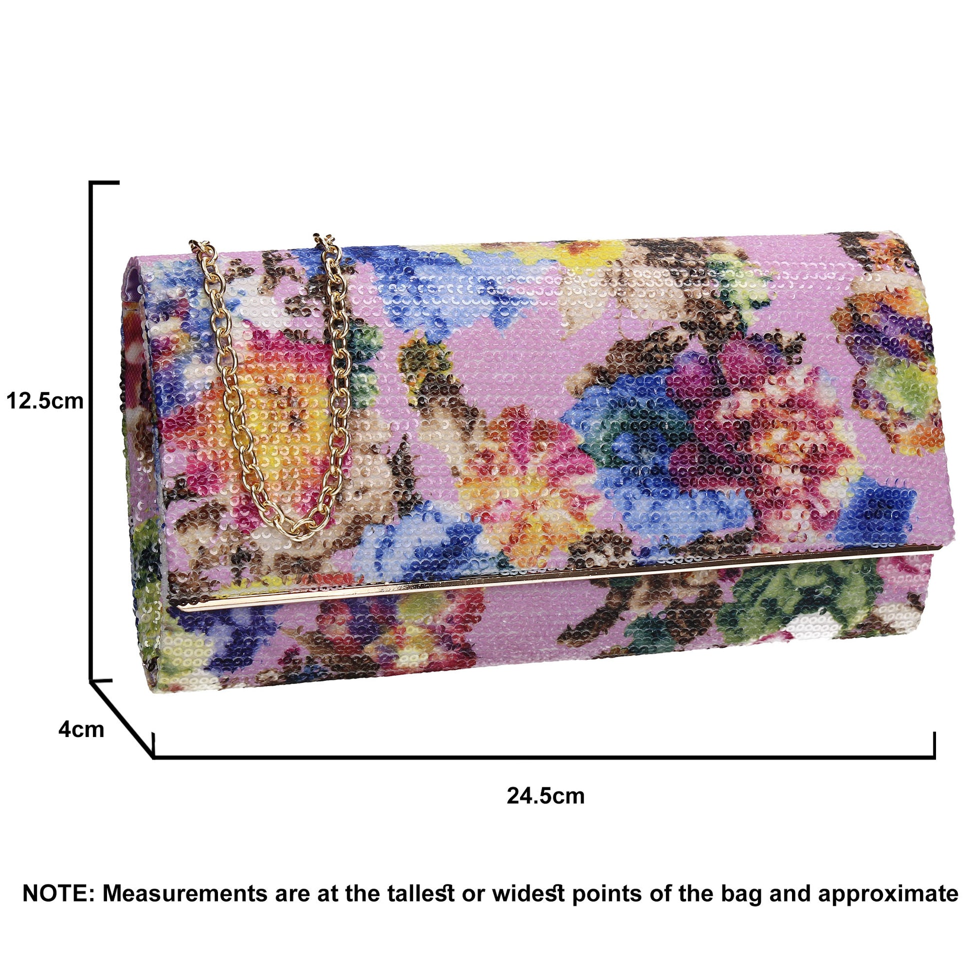 SWANKYSWANS Kyra Clutch Bag Lilac Cute Cheap Clutch Bag For Weddings School and Work