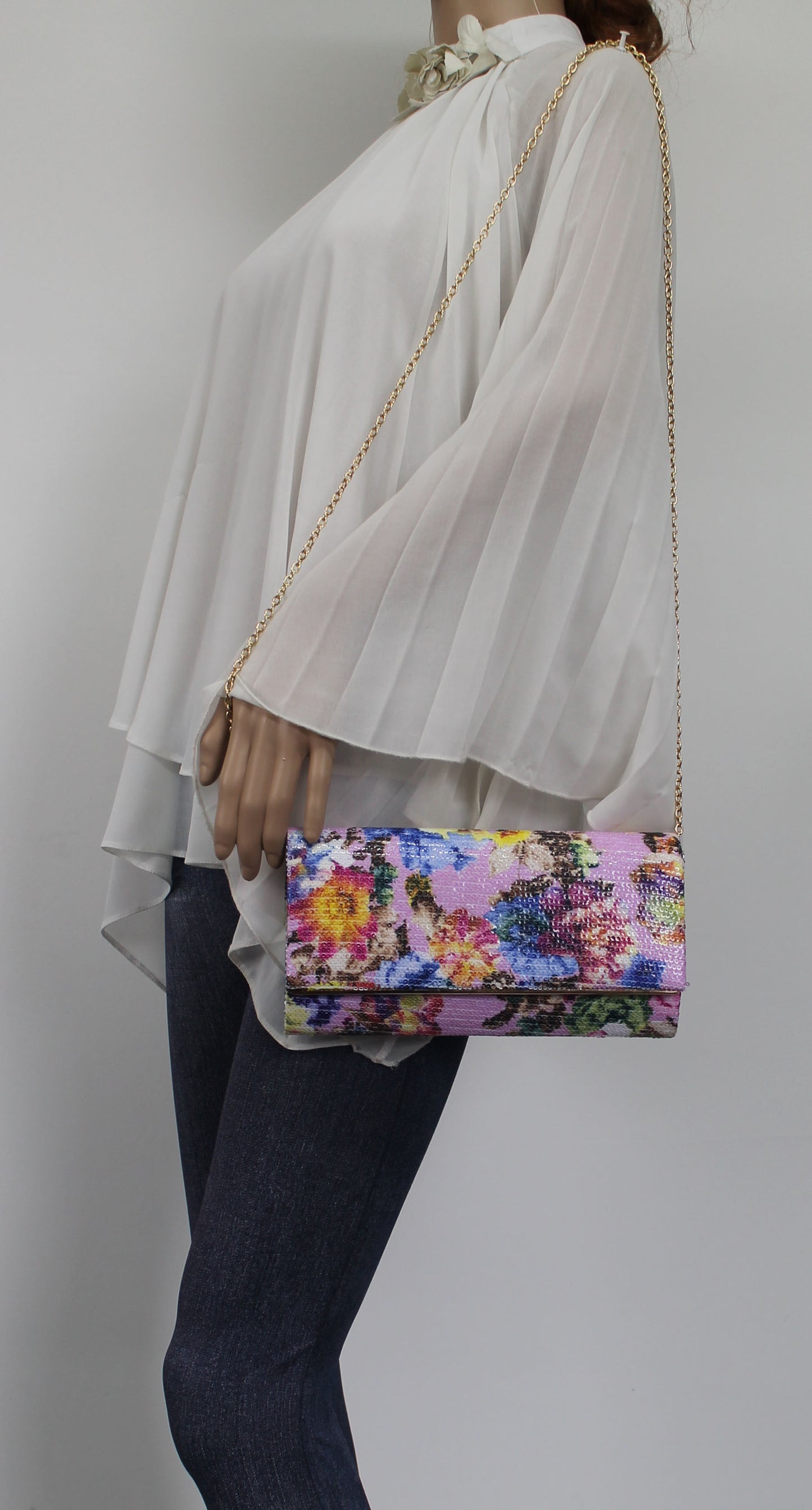 SWANKYSWANS Kyra Clutch Bag Lilac Cute Cheap Clutch Bag For Weddings School and Work