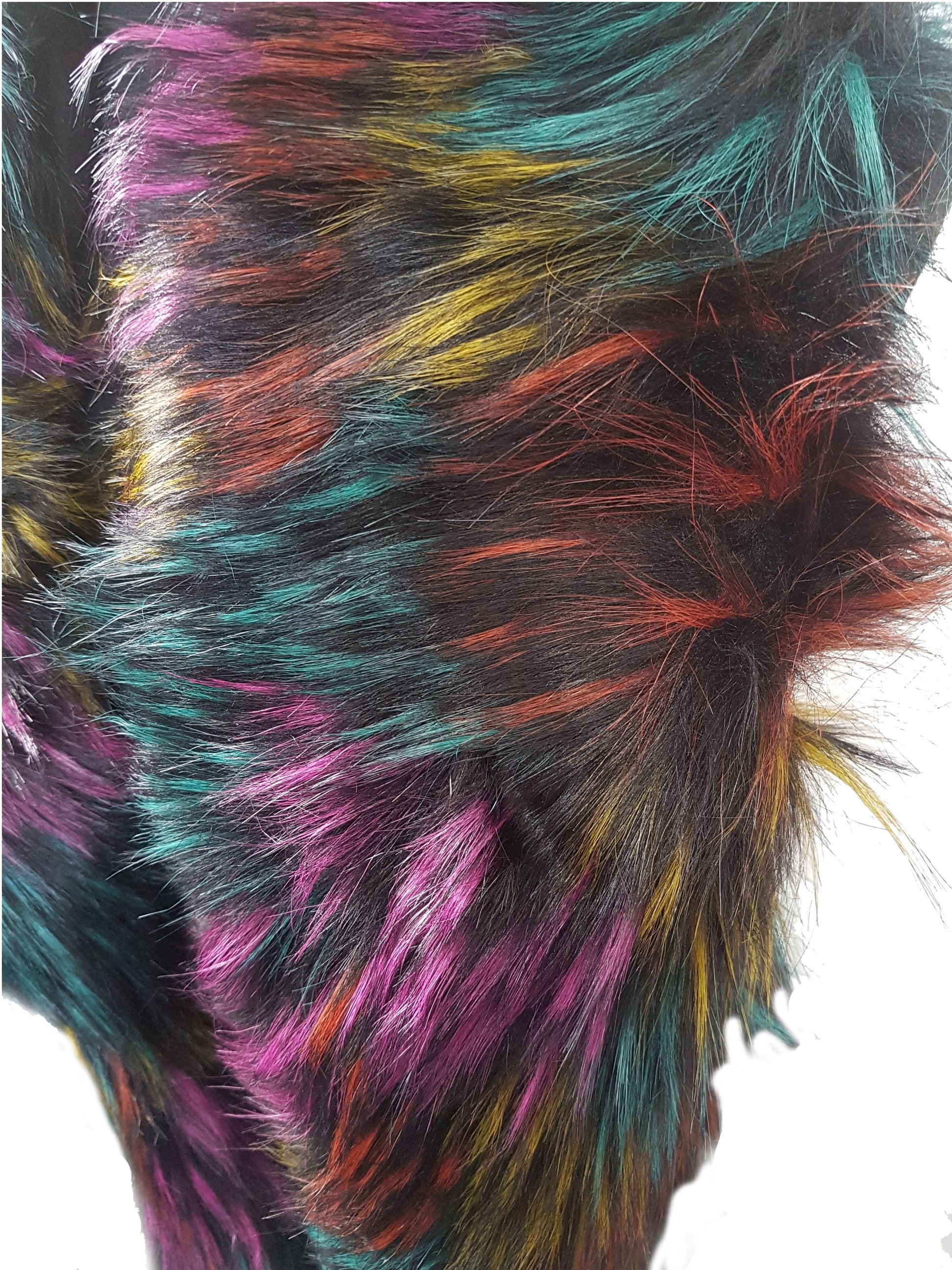 Lydia Winter Multicoloured Faux Fur Wrap Neck Warmer
