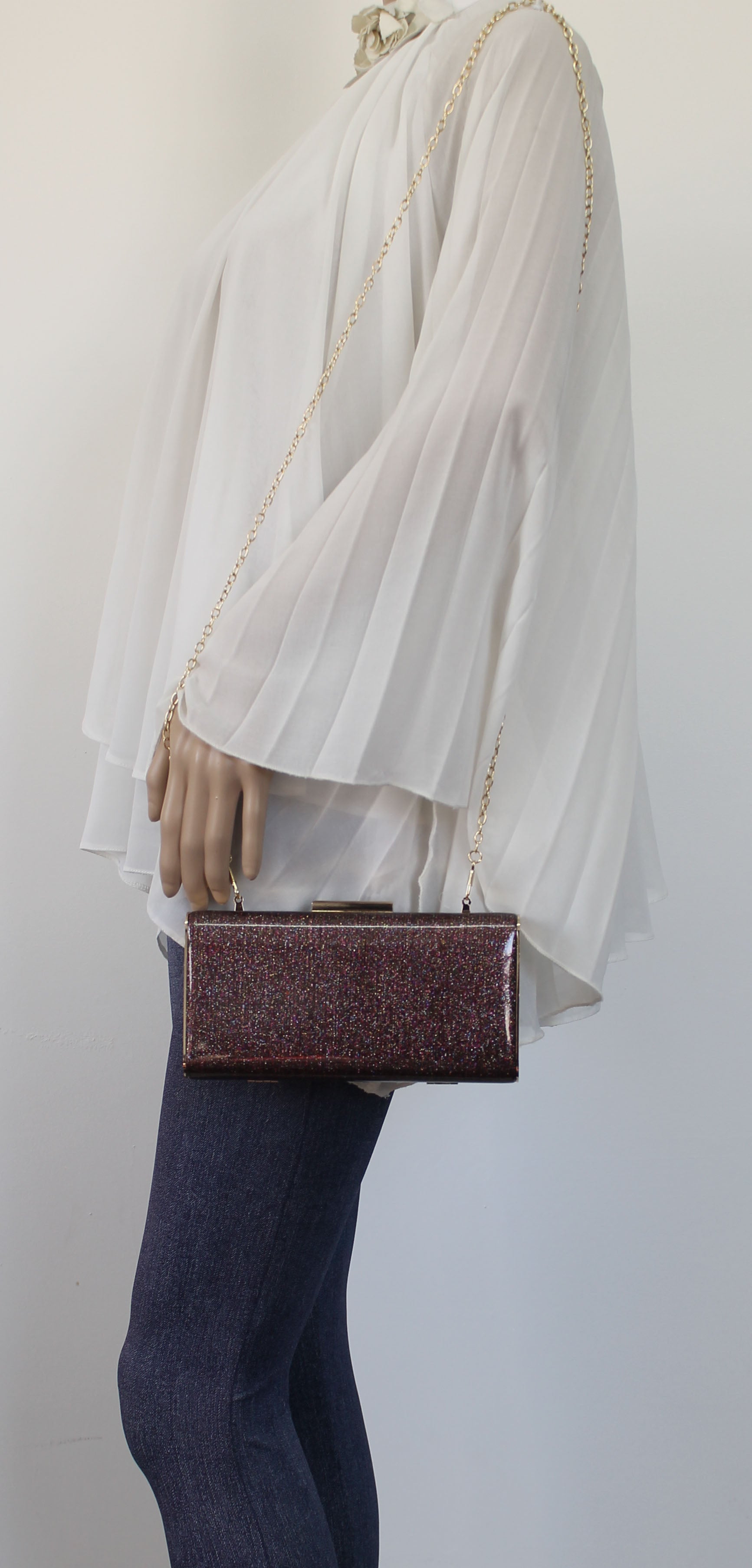 SWANKYSWANS Melissa Clutch Bag Multi Cute Cheap Clutch Bag For Weddings School and Work
