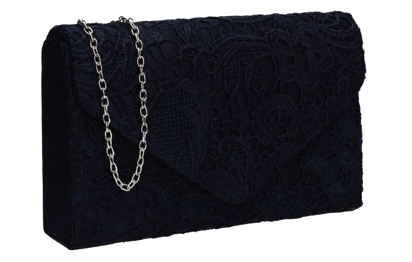 Holly Lace Clutch Bag Navy