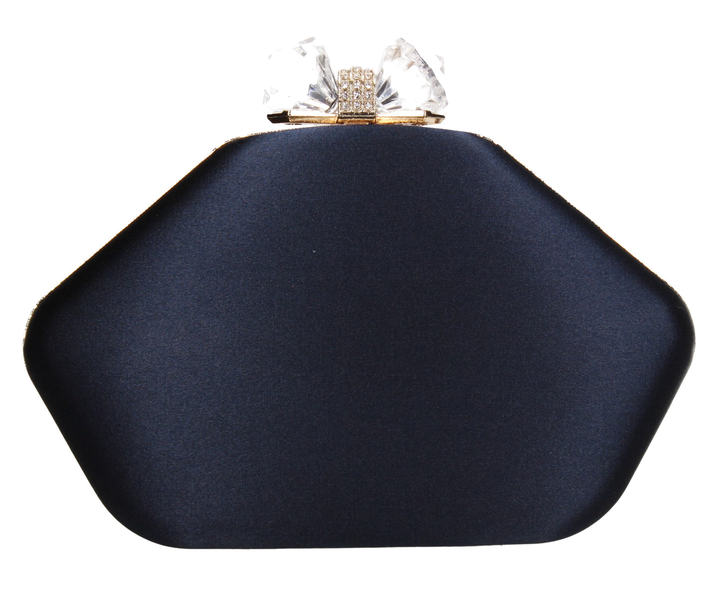 SWANKYSWANS Karie Clutch Bag Navy Blue Cute Cheap Clutch Bag For Weddings School and Work