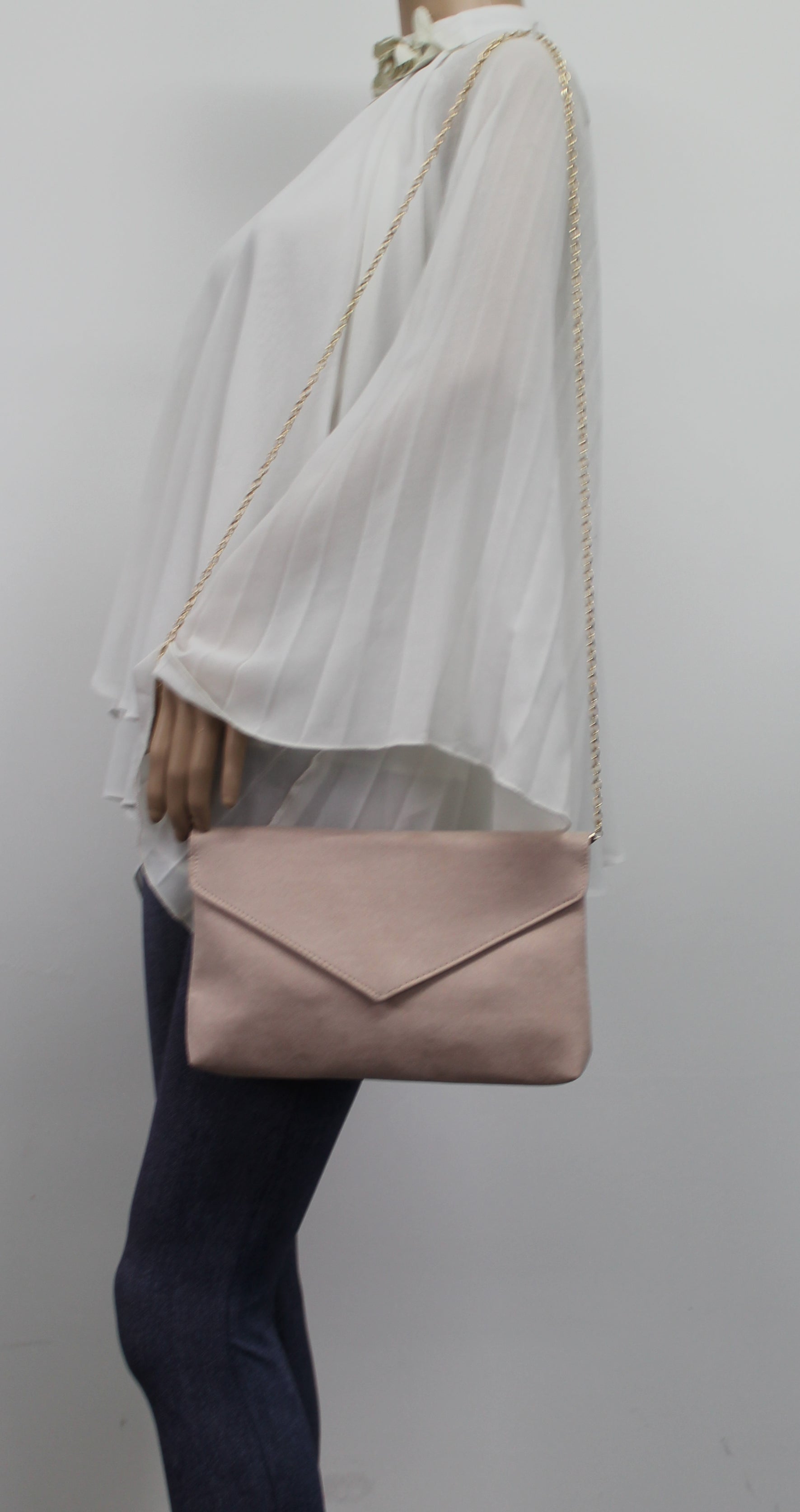 SWANKYSWANS Rosa Clutch Bag Beige Cute Cheap Clutch Bag For Weddings School and Work