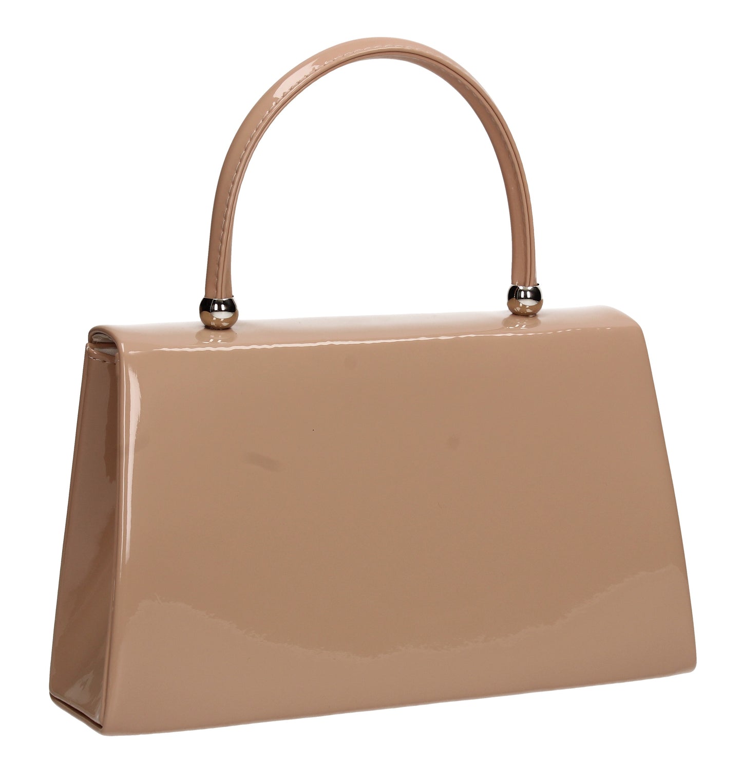 Zoey Patent Envelope Mini-Handbag Clutch Bag Nude