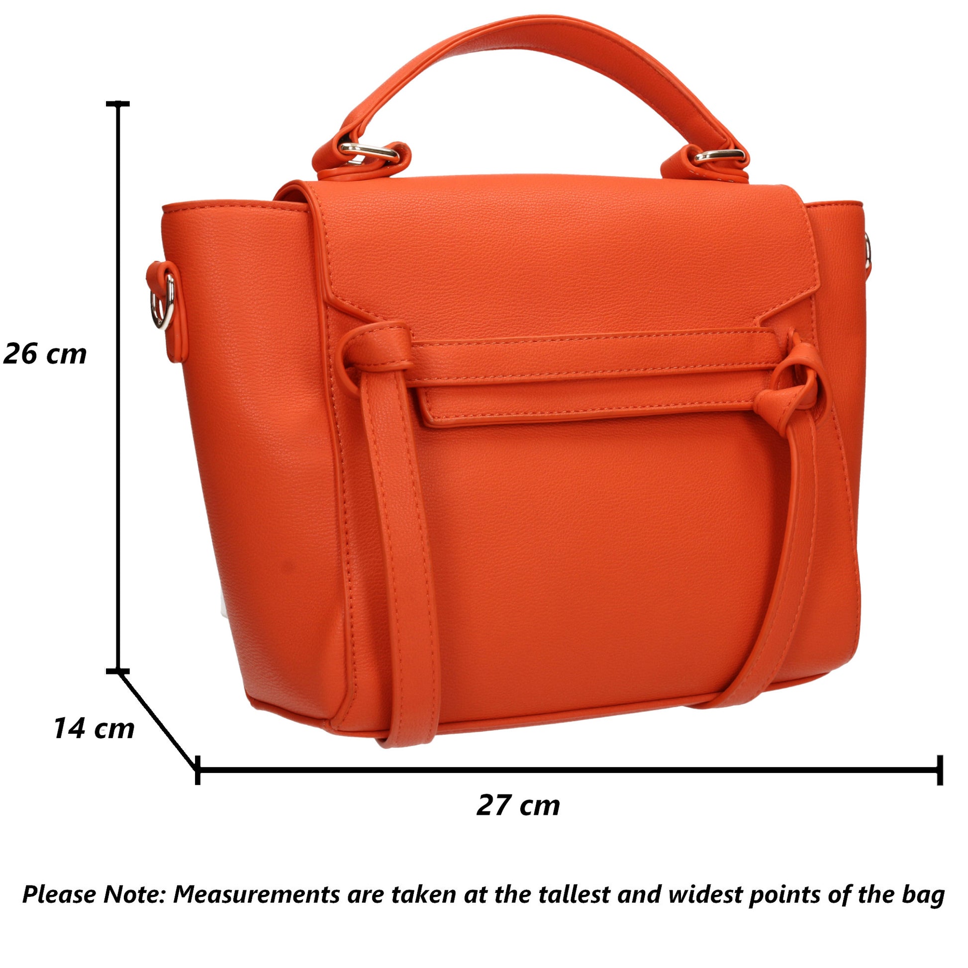 Buy your Juana Handbag Orange Today! Buy with confidence from Swankyswans