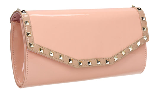 SWANKYSWANS Juno Clutch Bag Pink Cute Cheap Clutch Bag For Weddings School and Work