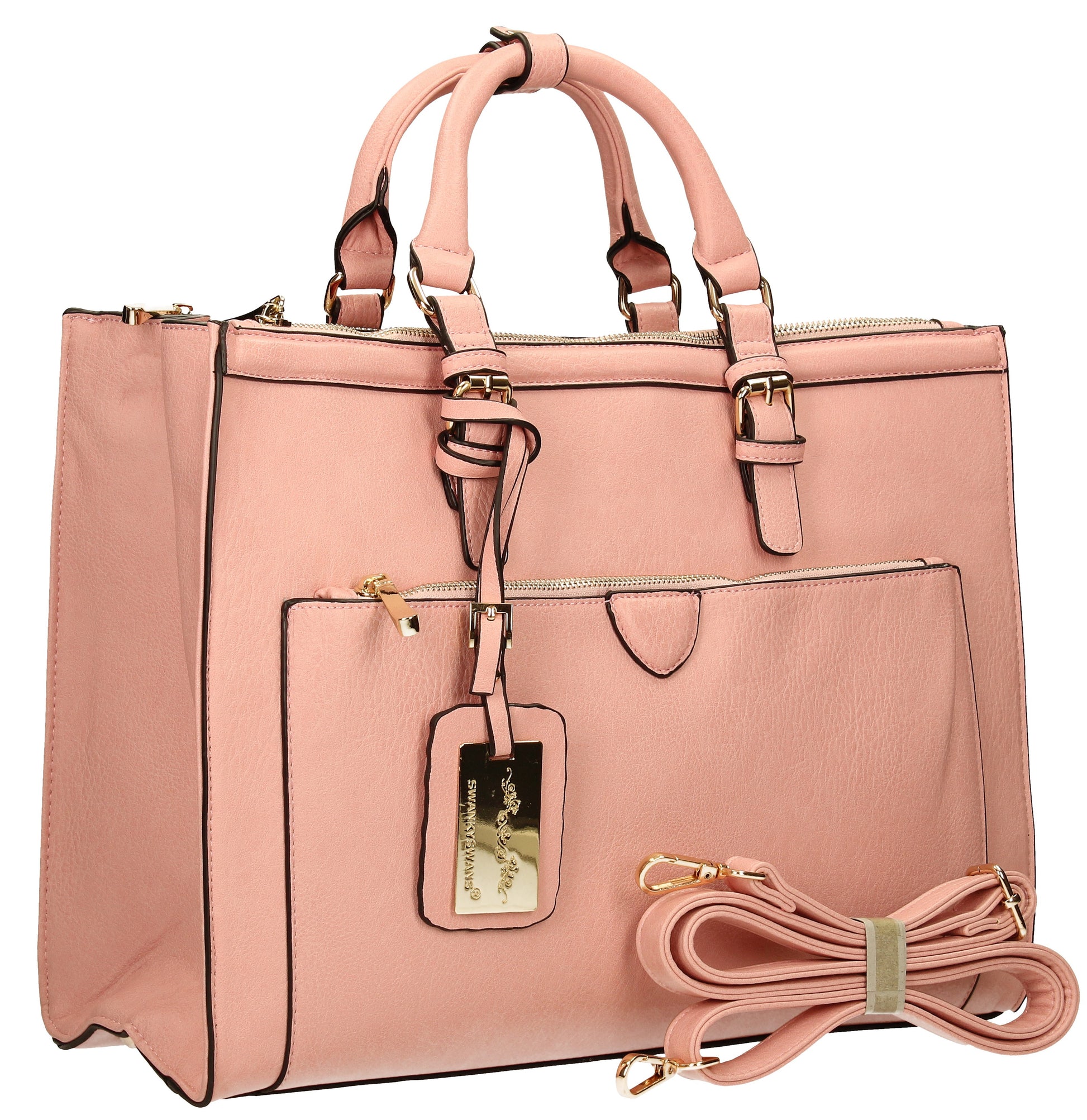 Swanky Swans Marcella Cosmo Handbag PinkPerfect for School, Weddings, Day out!