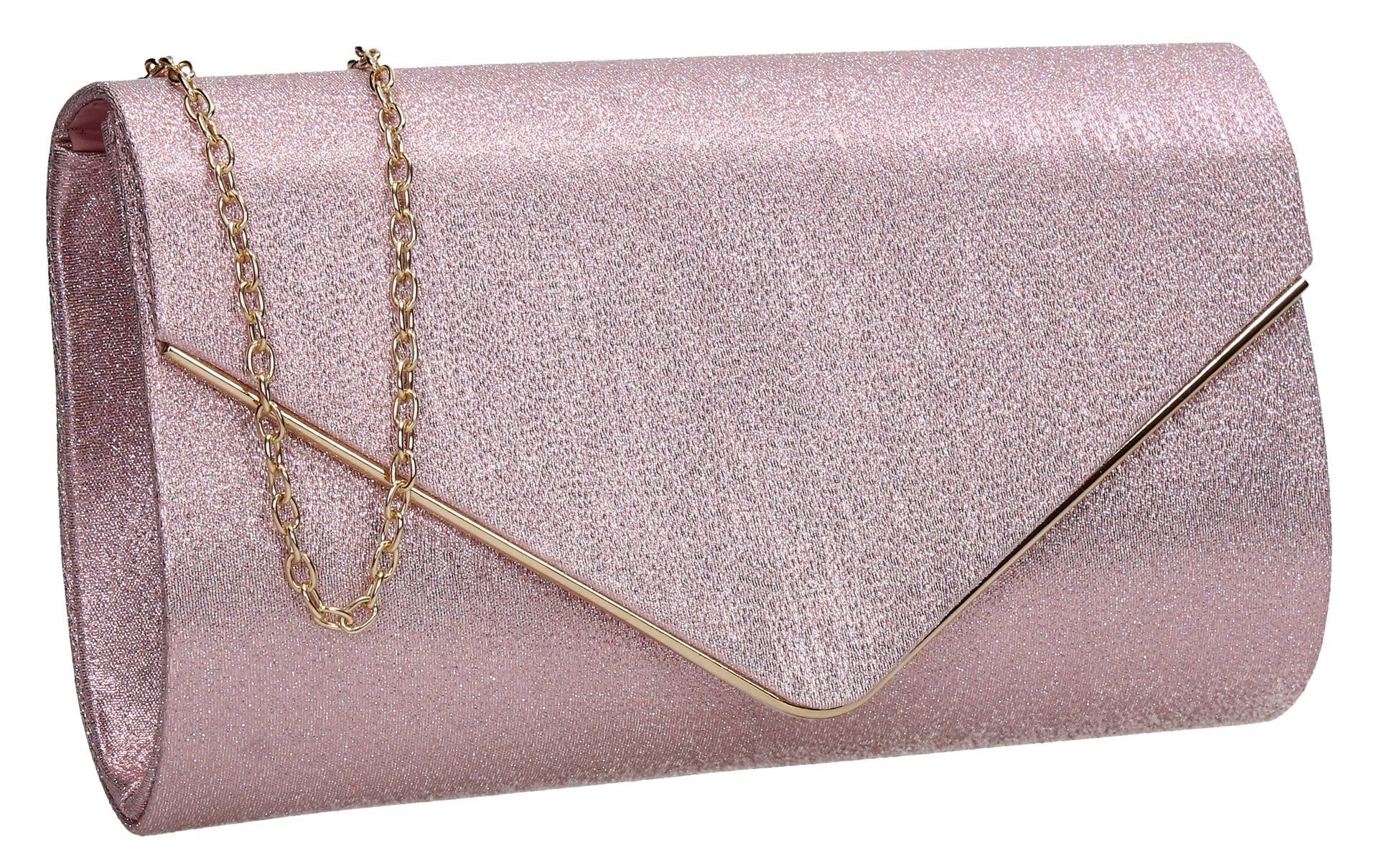 SWANKYSWANS Maya Clutch Bag Pink Cute Cheap Clutch Bag For Weddings School and Work