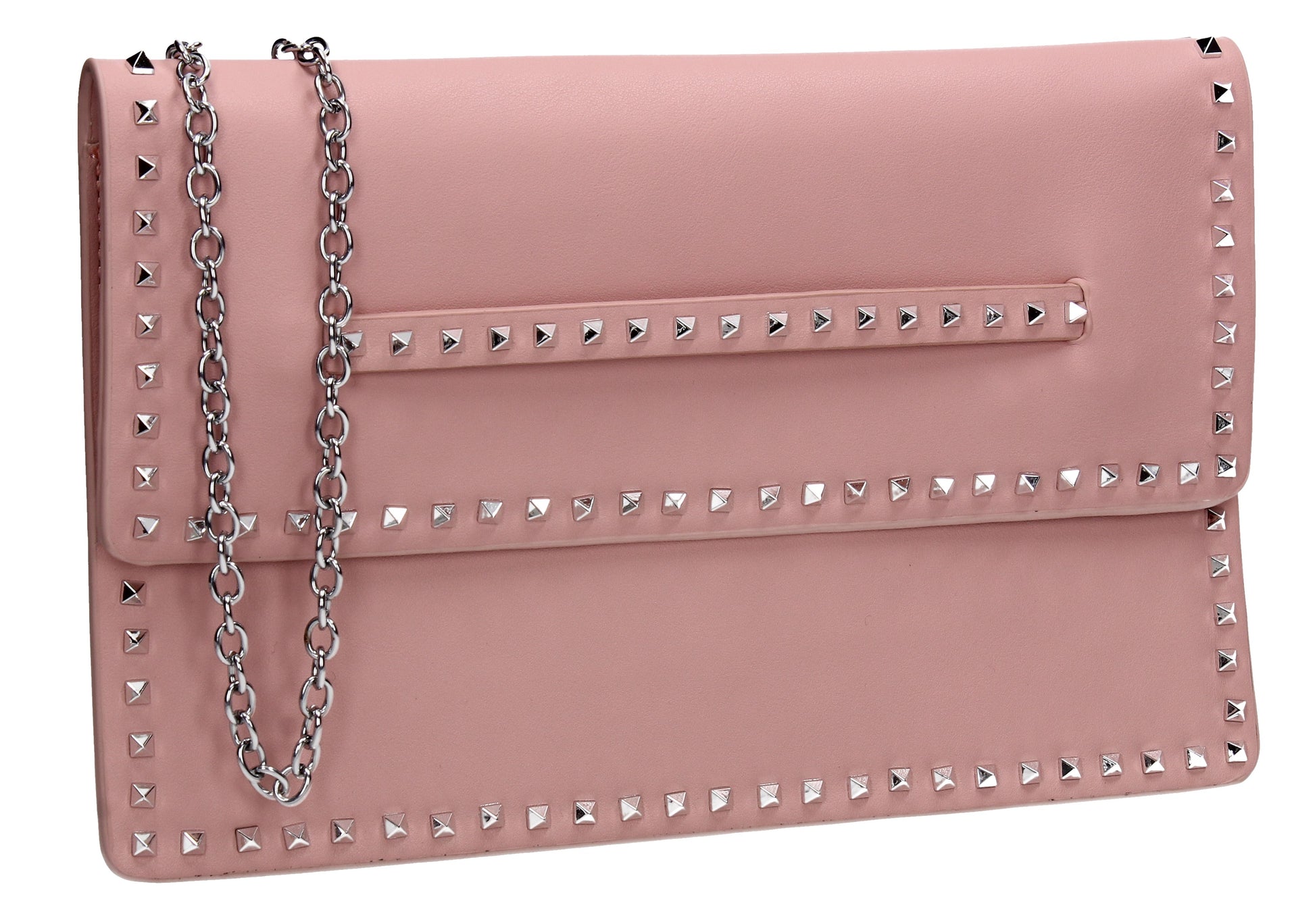 SWANKYSWANS Ciera Clutch Bag Flesh Pink Cute Cheap Clutch Bag For Weddings School and Work