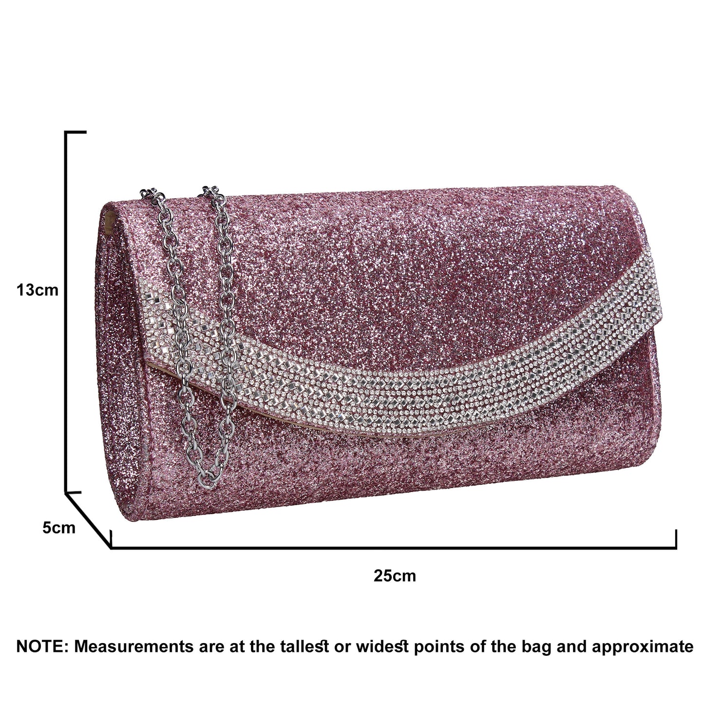 SWANKYSWANS Dakota Clutch Bag pink Cute Cheap Clutch Bag For Weddings School and Work