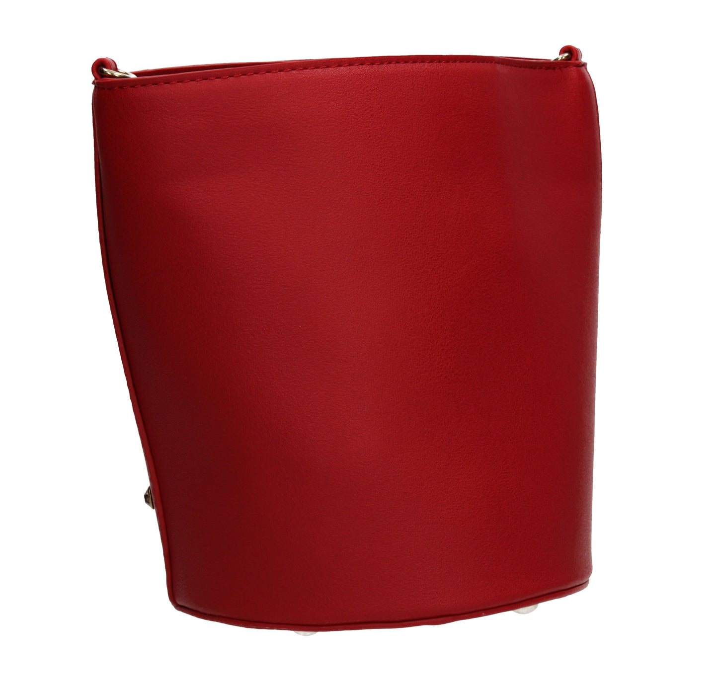 Elley Studs & Bee Bucket Crossbody Bag Red