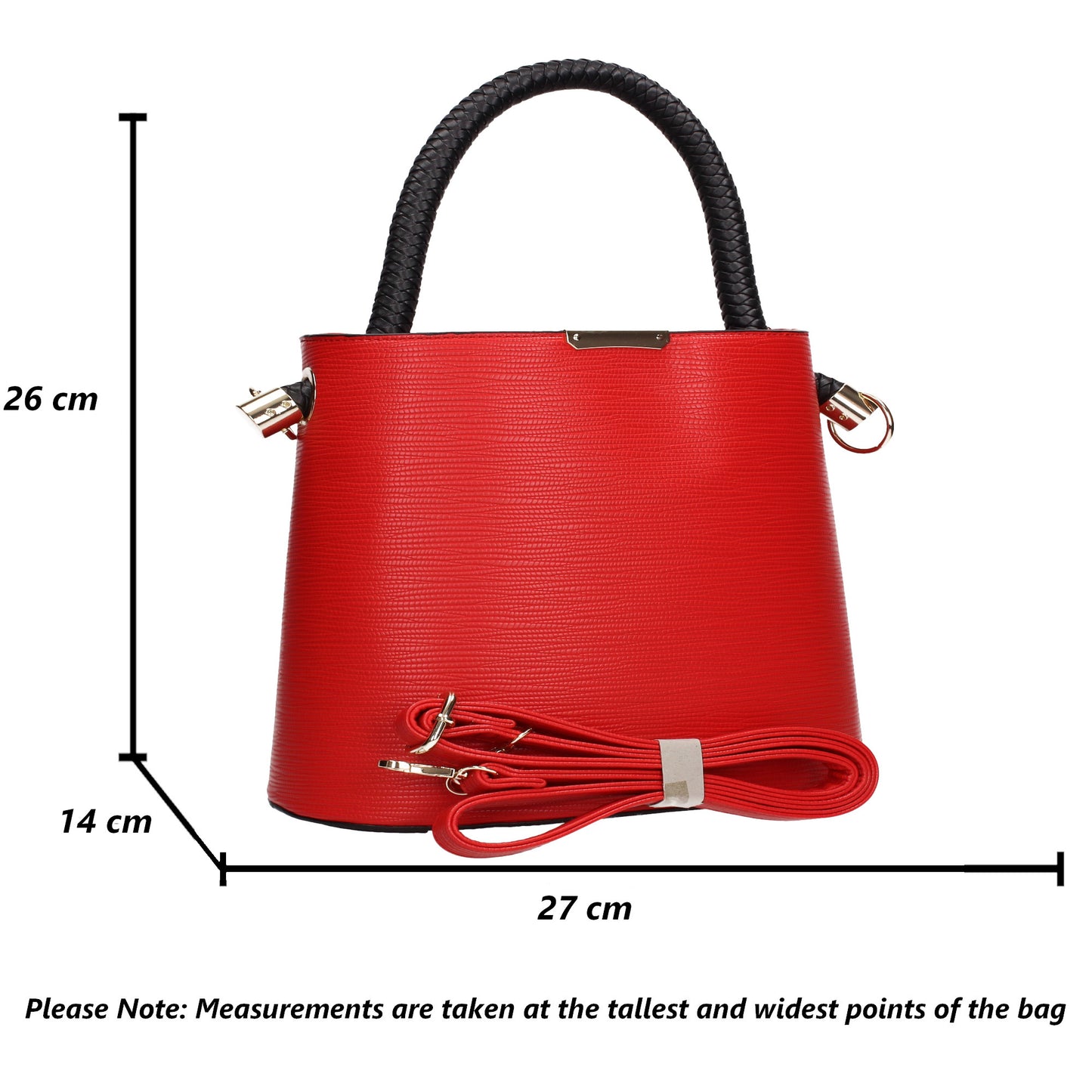 Buy your Eden Handbag Red Today! Buy with confidence from Swankyswans