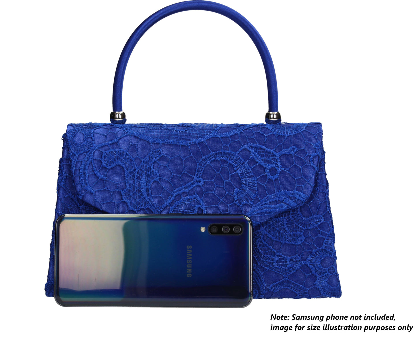 Kendall Lace Clutch Bag Royal Blue